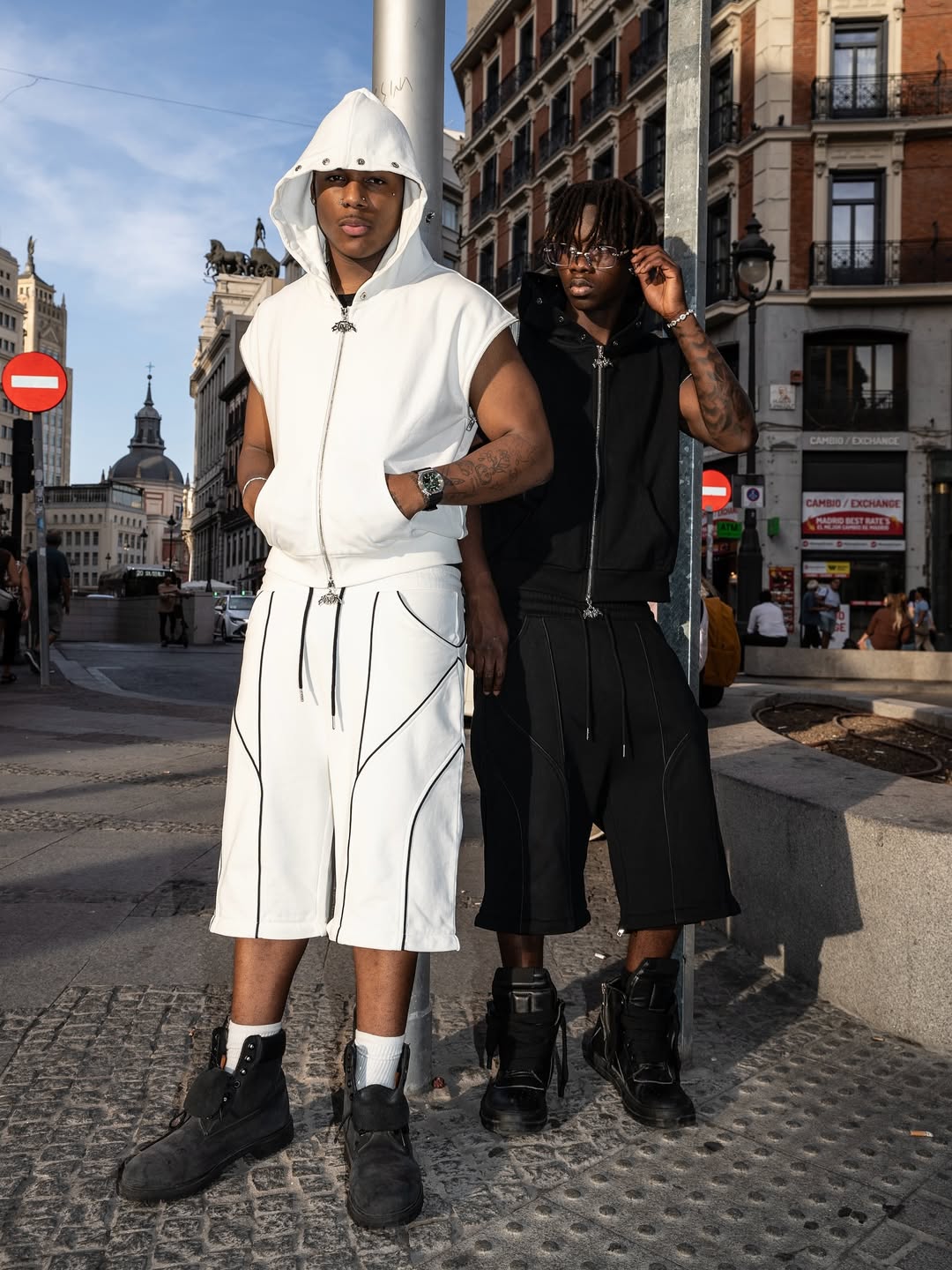 Elixir Detachable White Tracksuit Pants