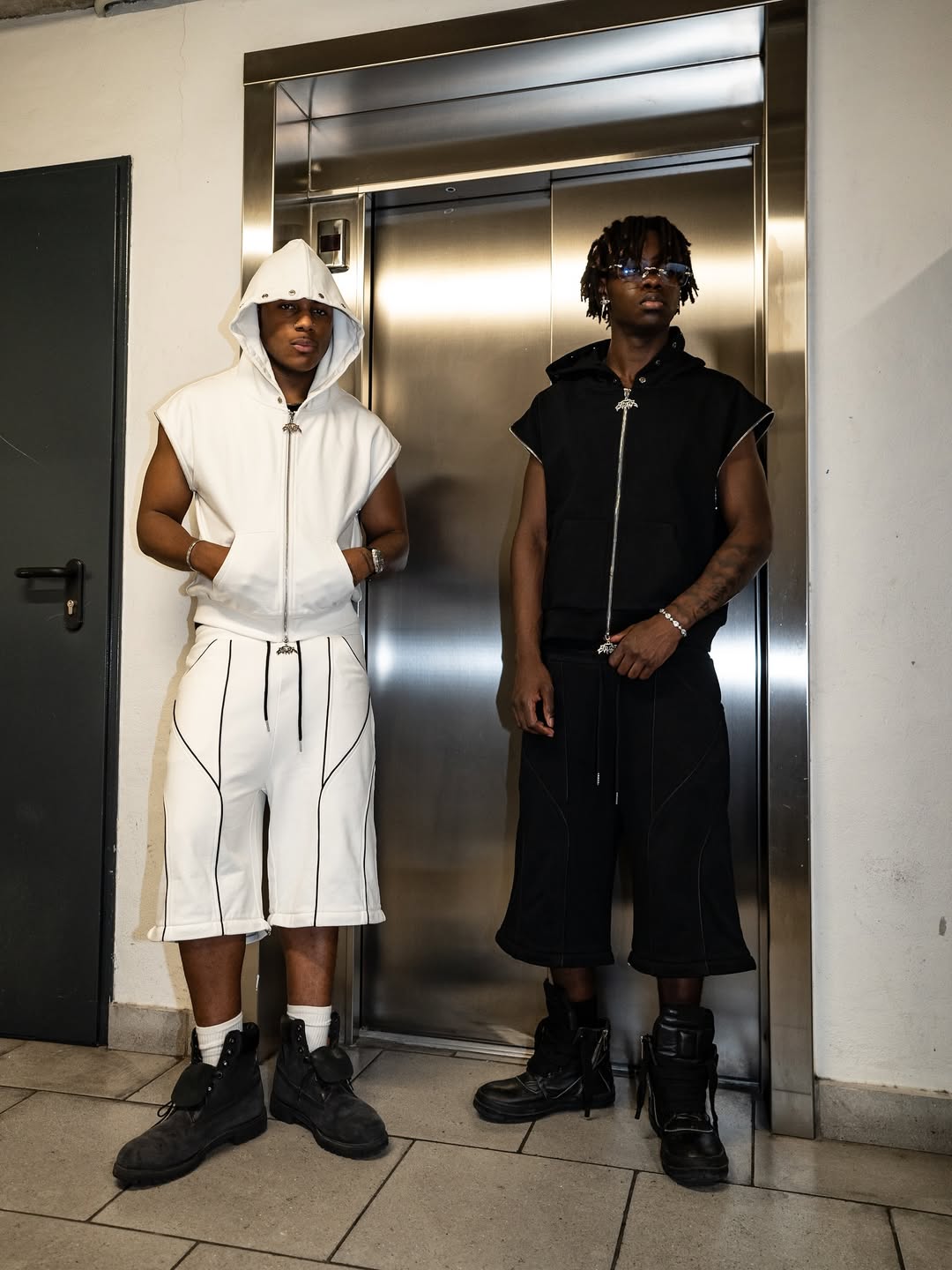 Elixir Detachable White Tracksuit Pants