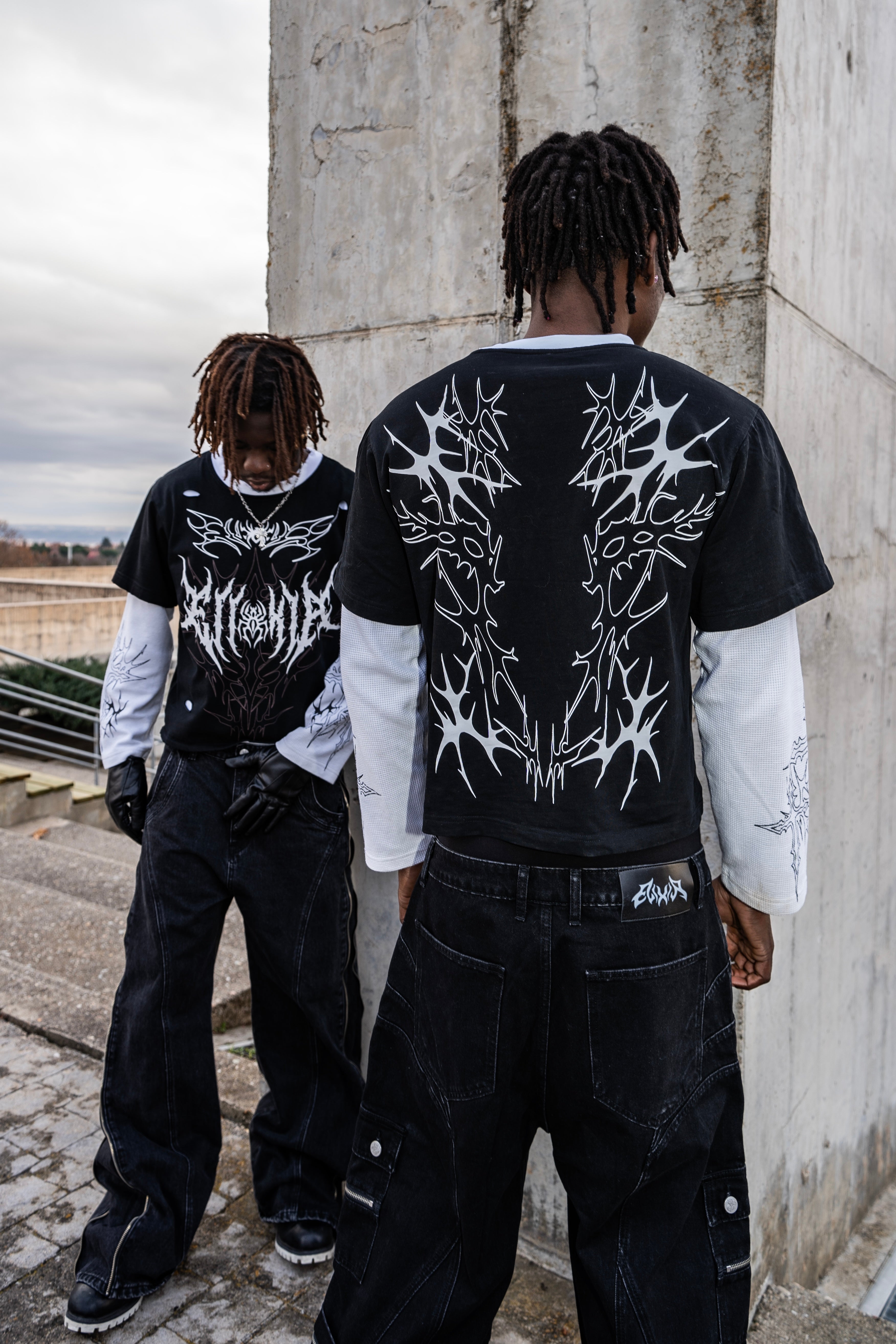 Elixir Tribal Black Long-Sleeve