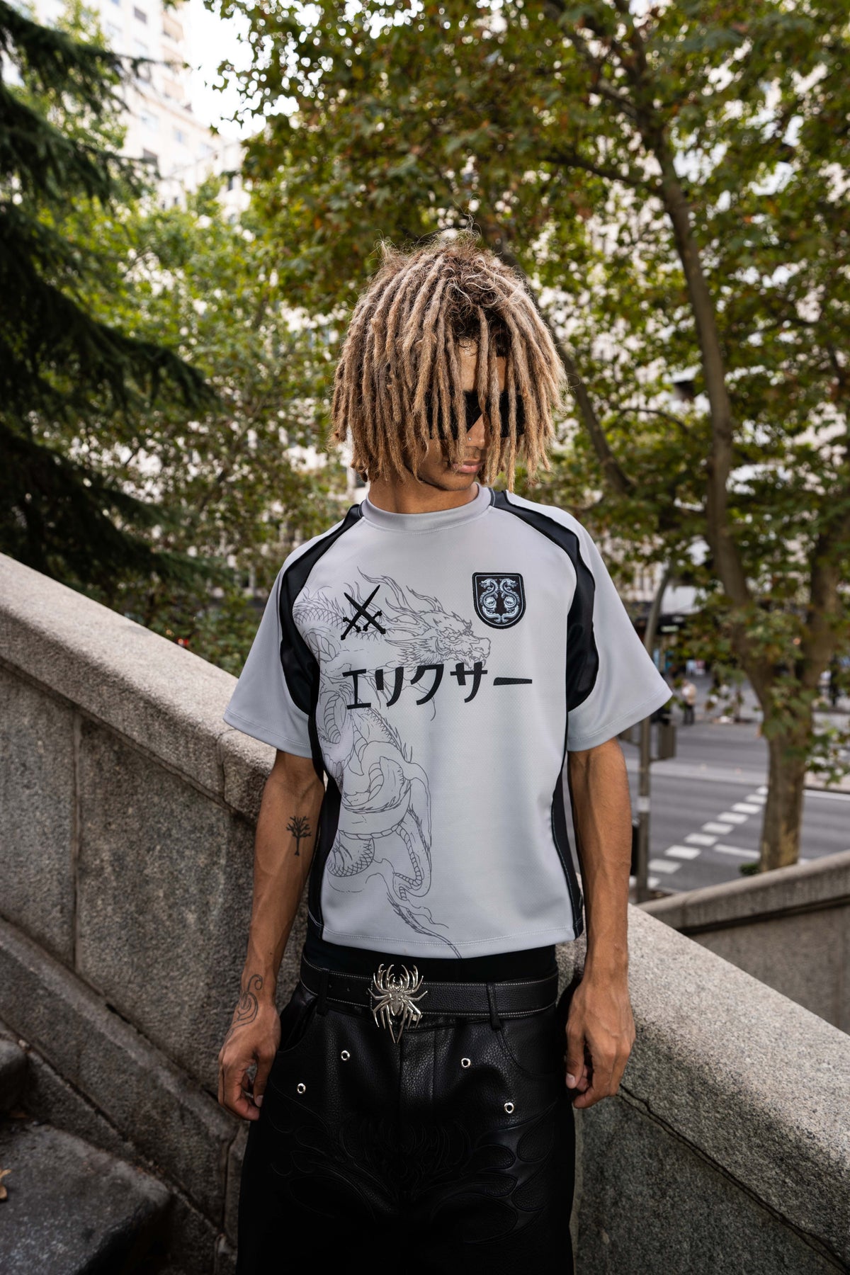 Elixir Japan Gray Football Jersey