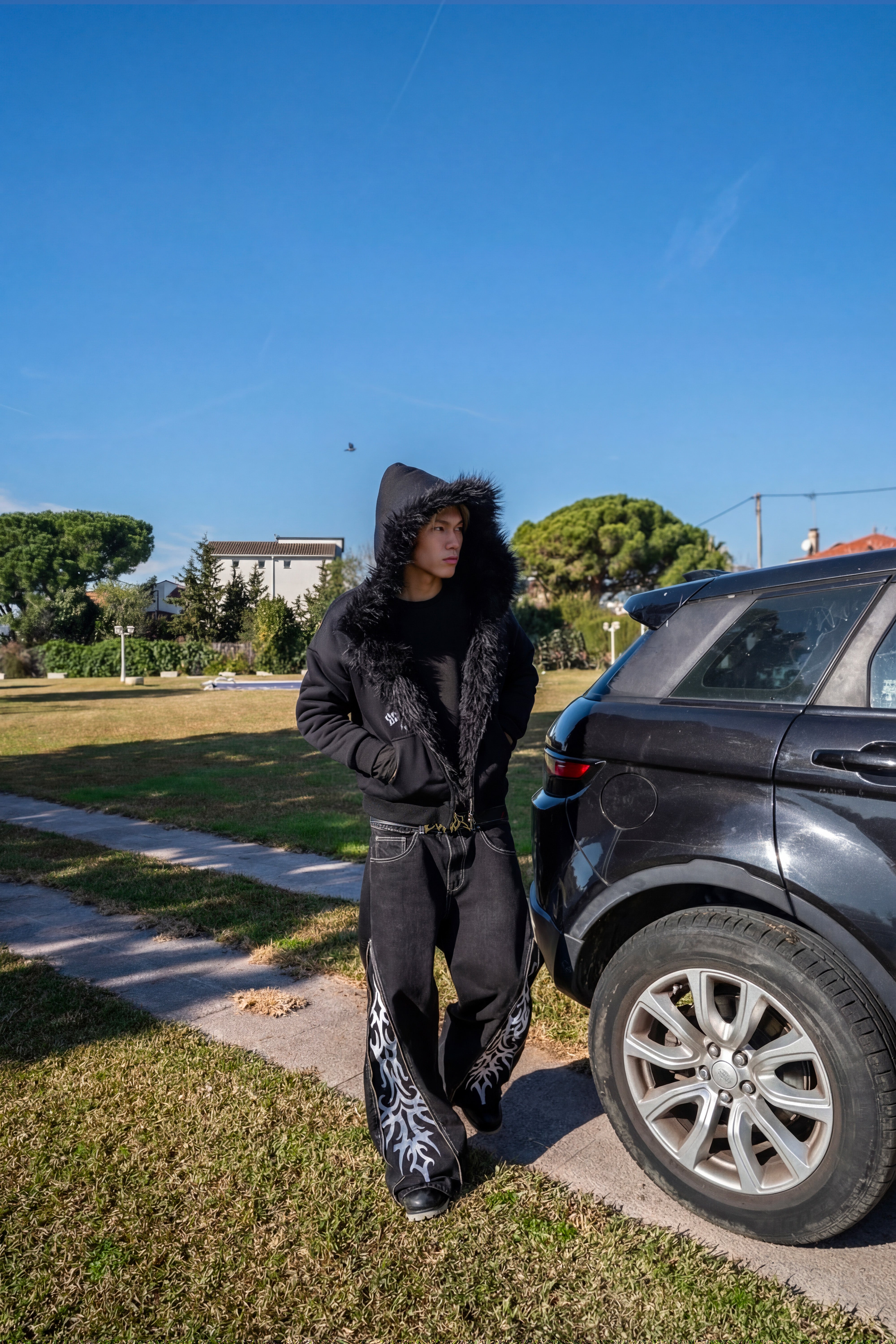 Elixir Cross Baggy Jeans