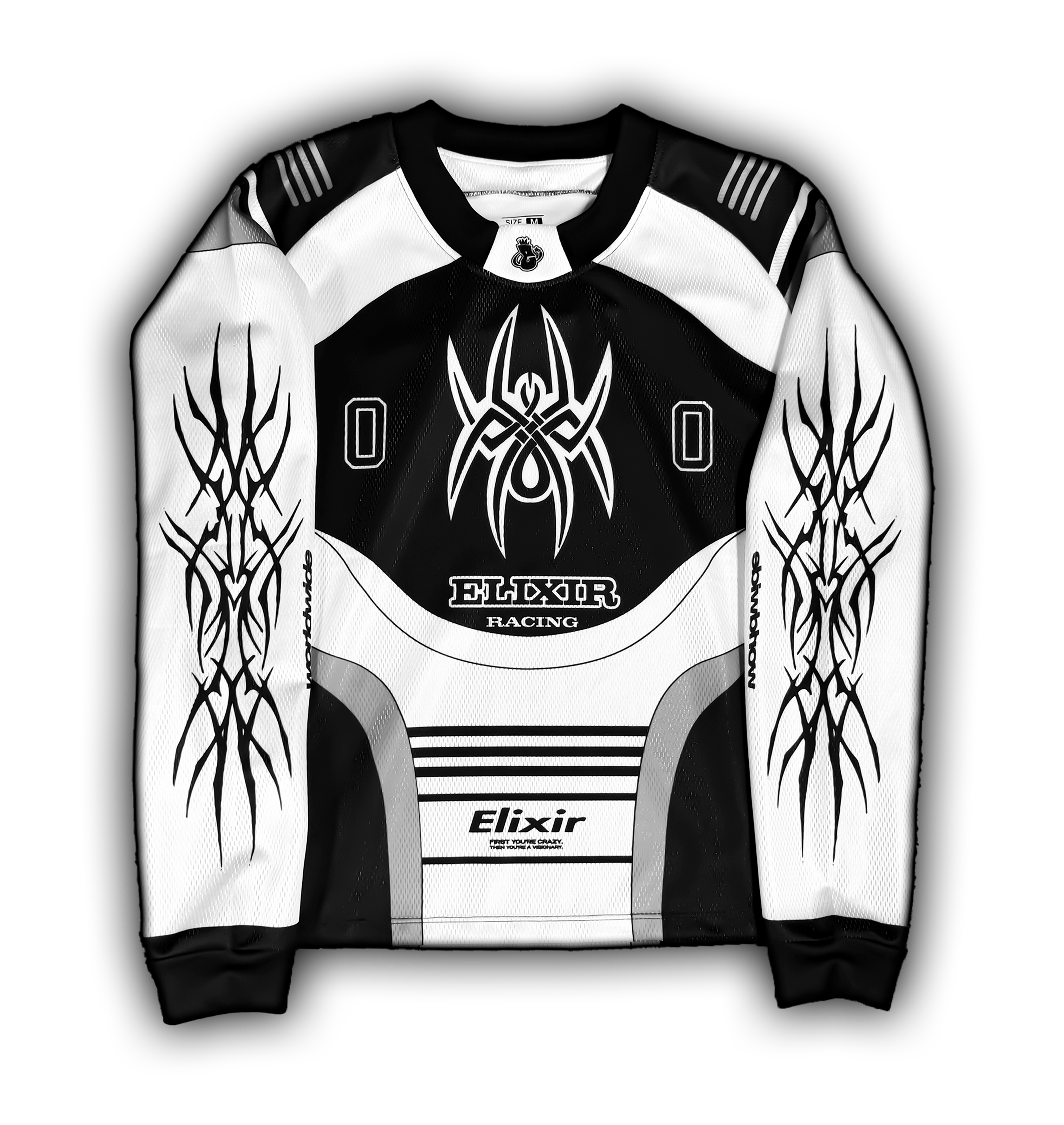 Elixir Racing Motocross White Jersey