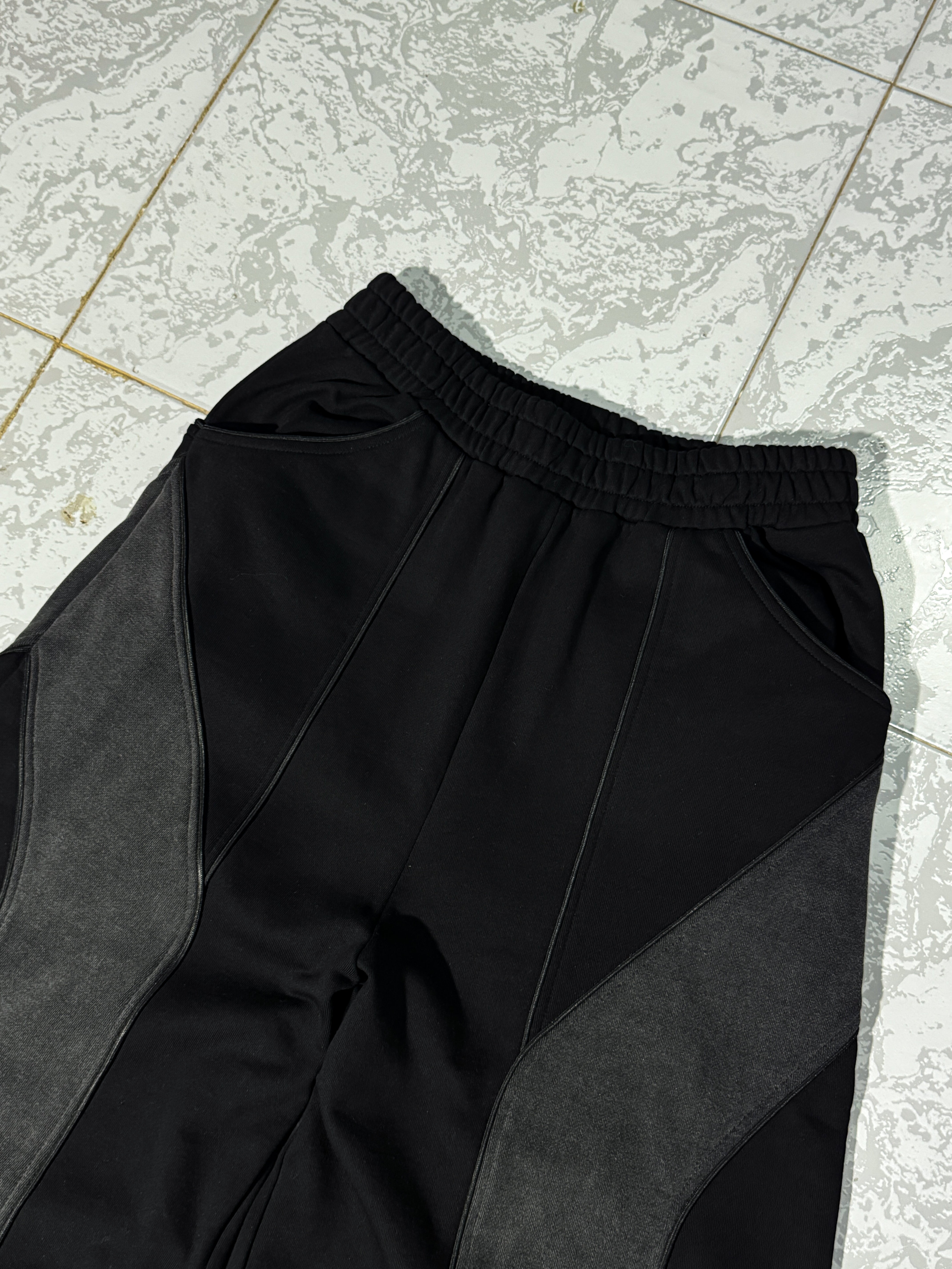 Elixir Detachable Gray-Black Tracksuit Pants