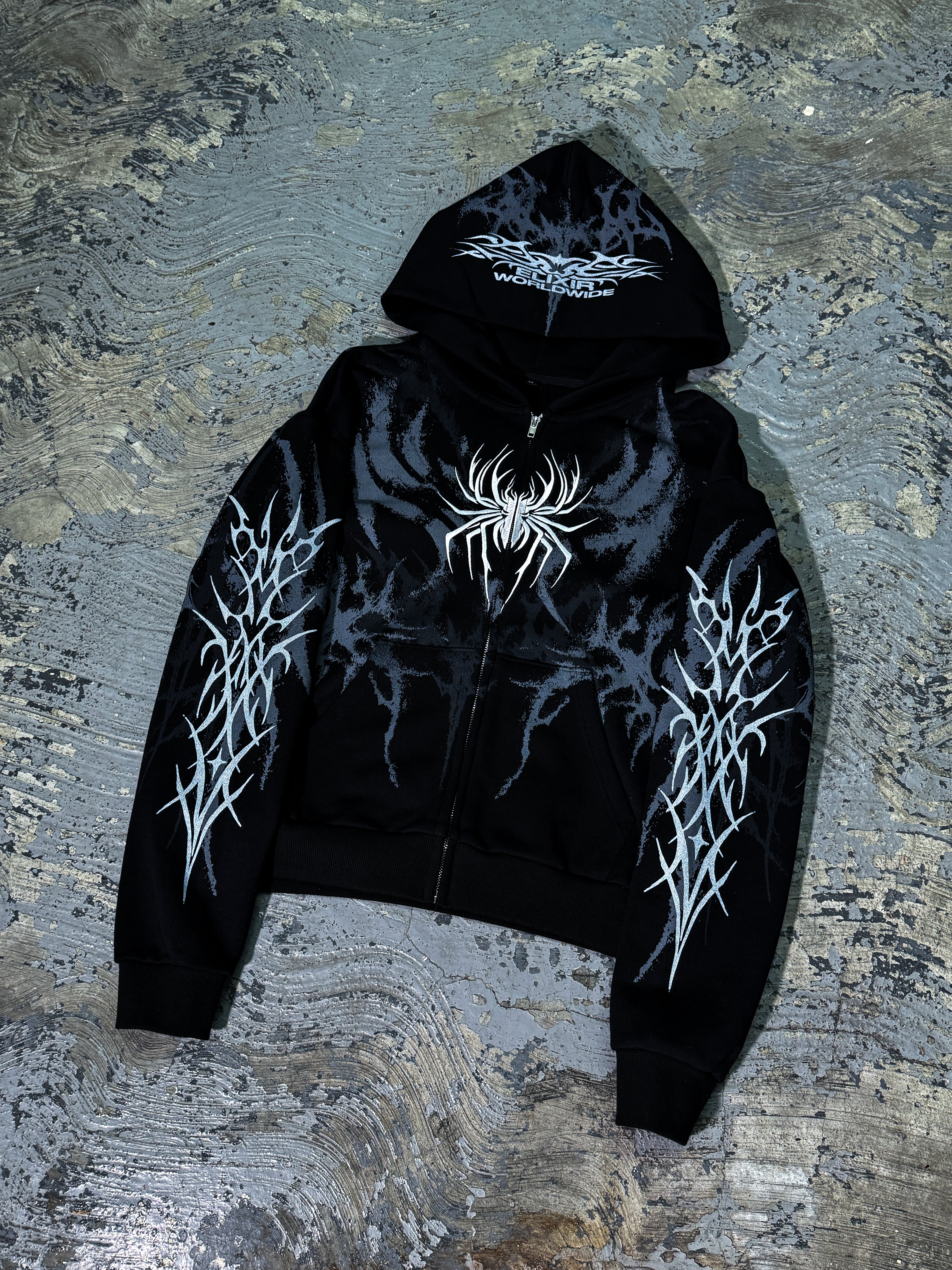 Elixir Spider Tribal Zip-Up