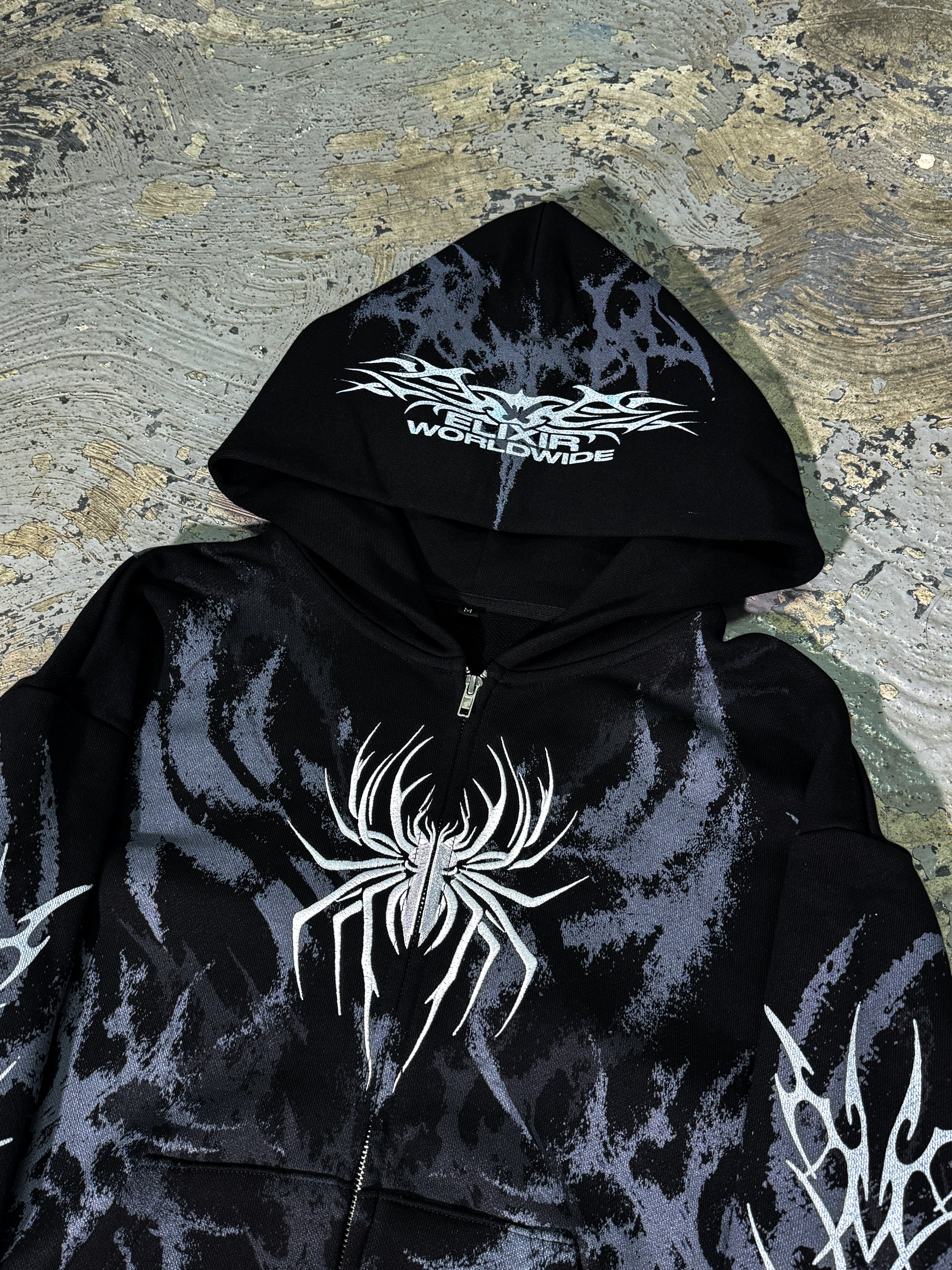 Elixir Spider Tribal Zip-Up