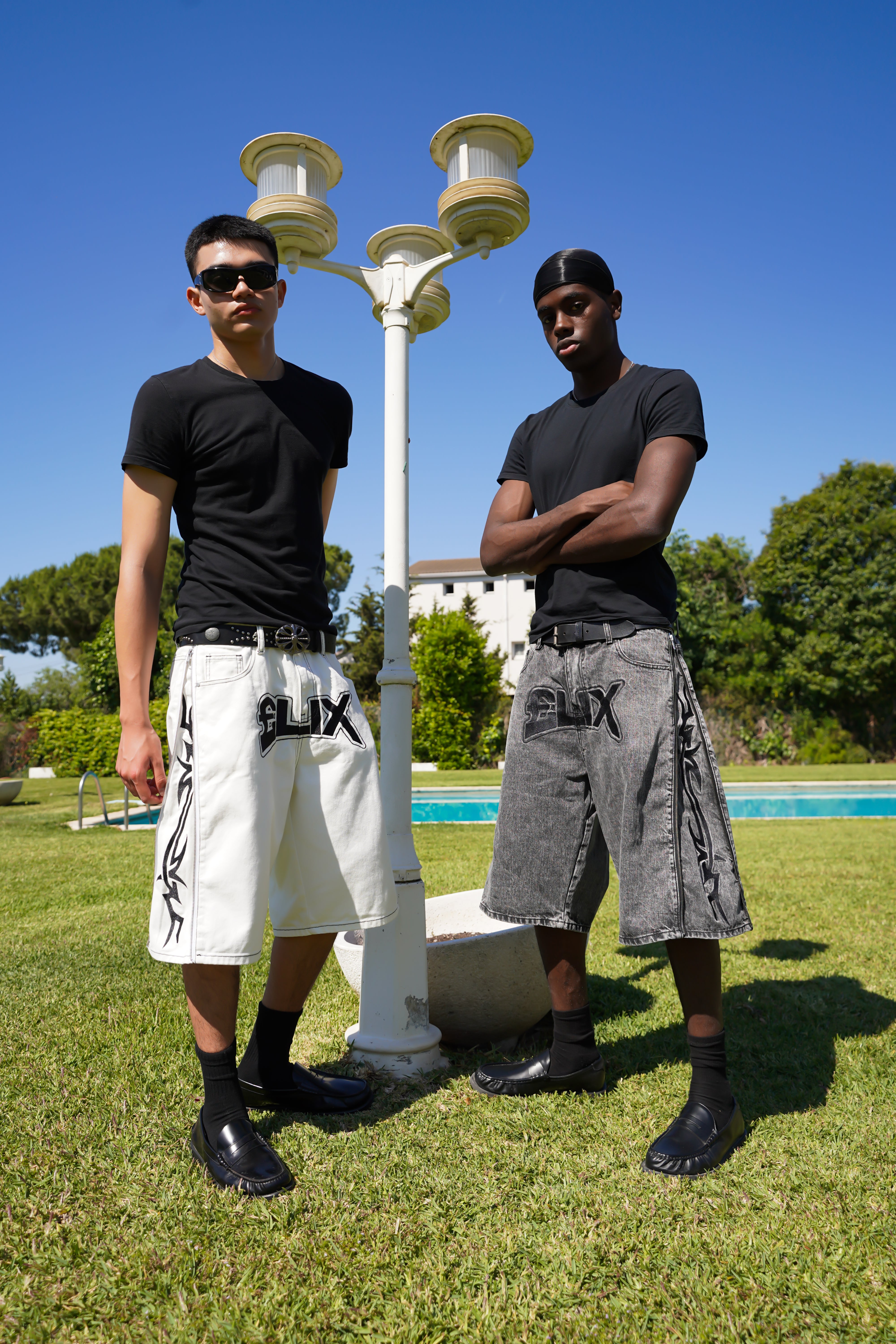 Elixir White Tribal Jorts