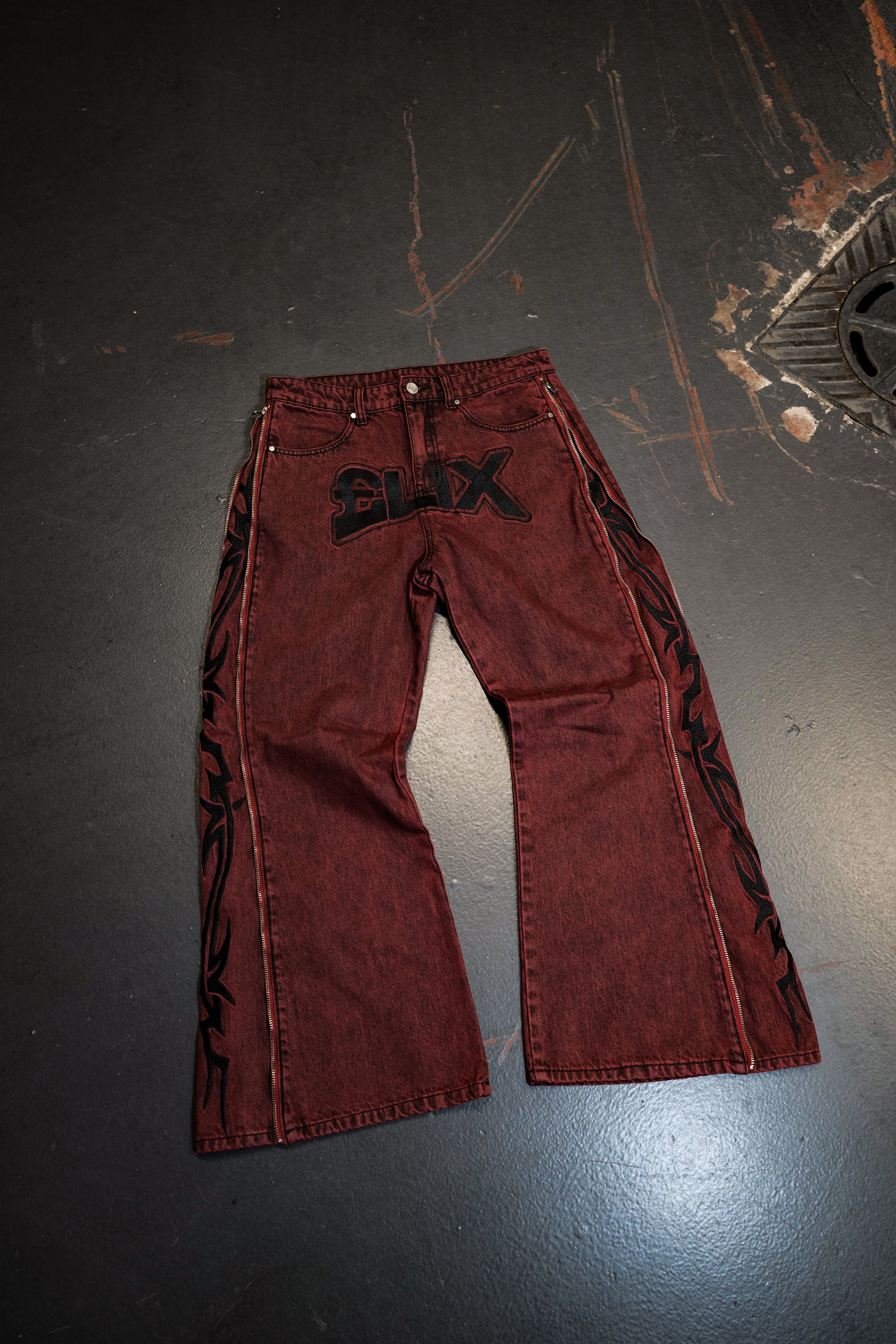 Elixir Tribal Red Jeans