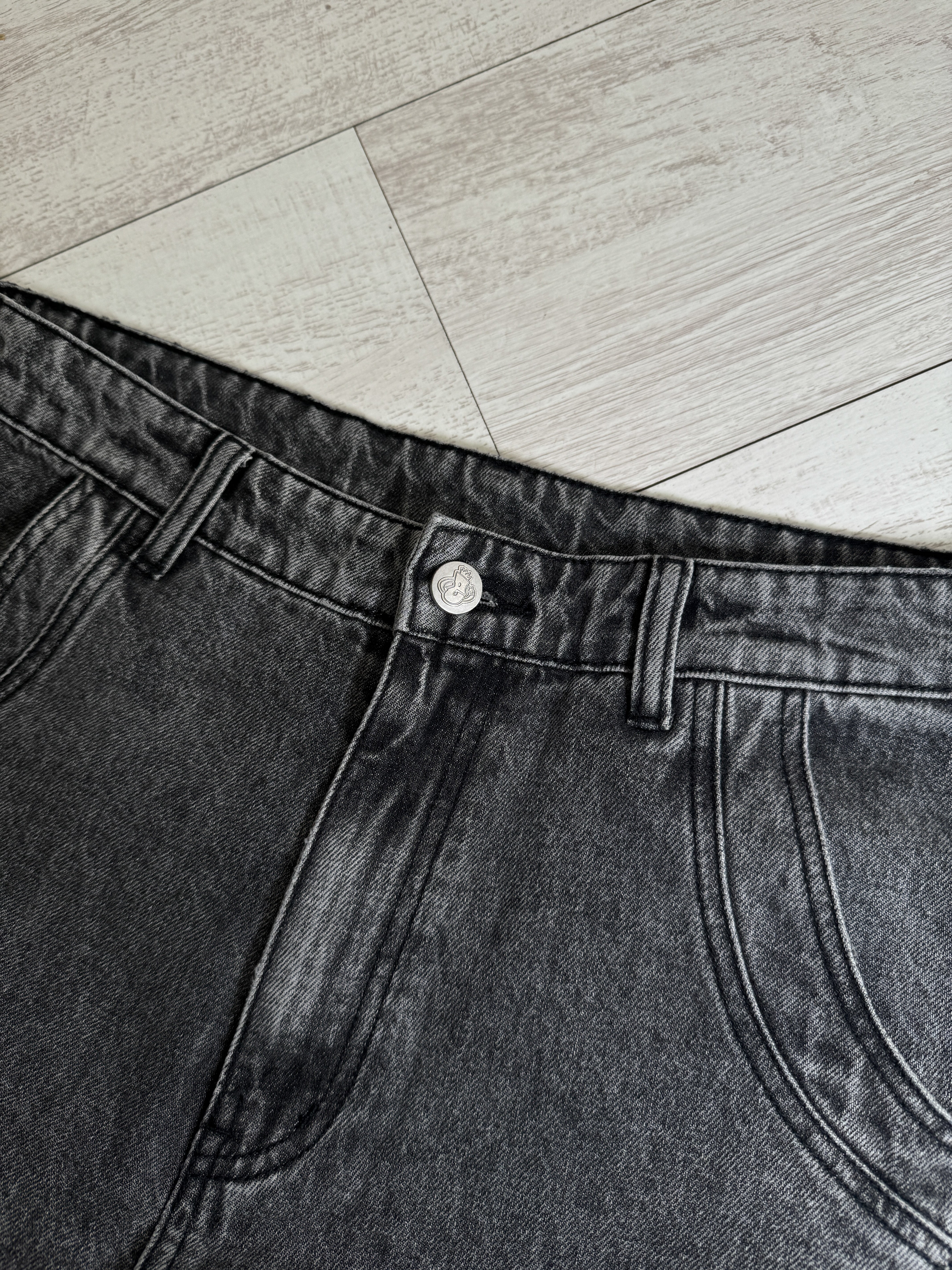 Elixir Gray Winter Denim Set Jeans