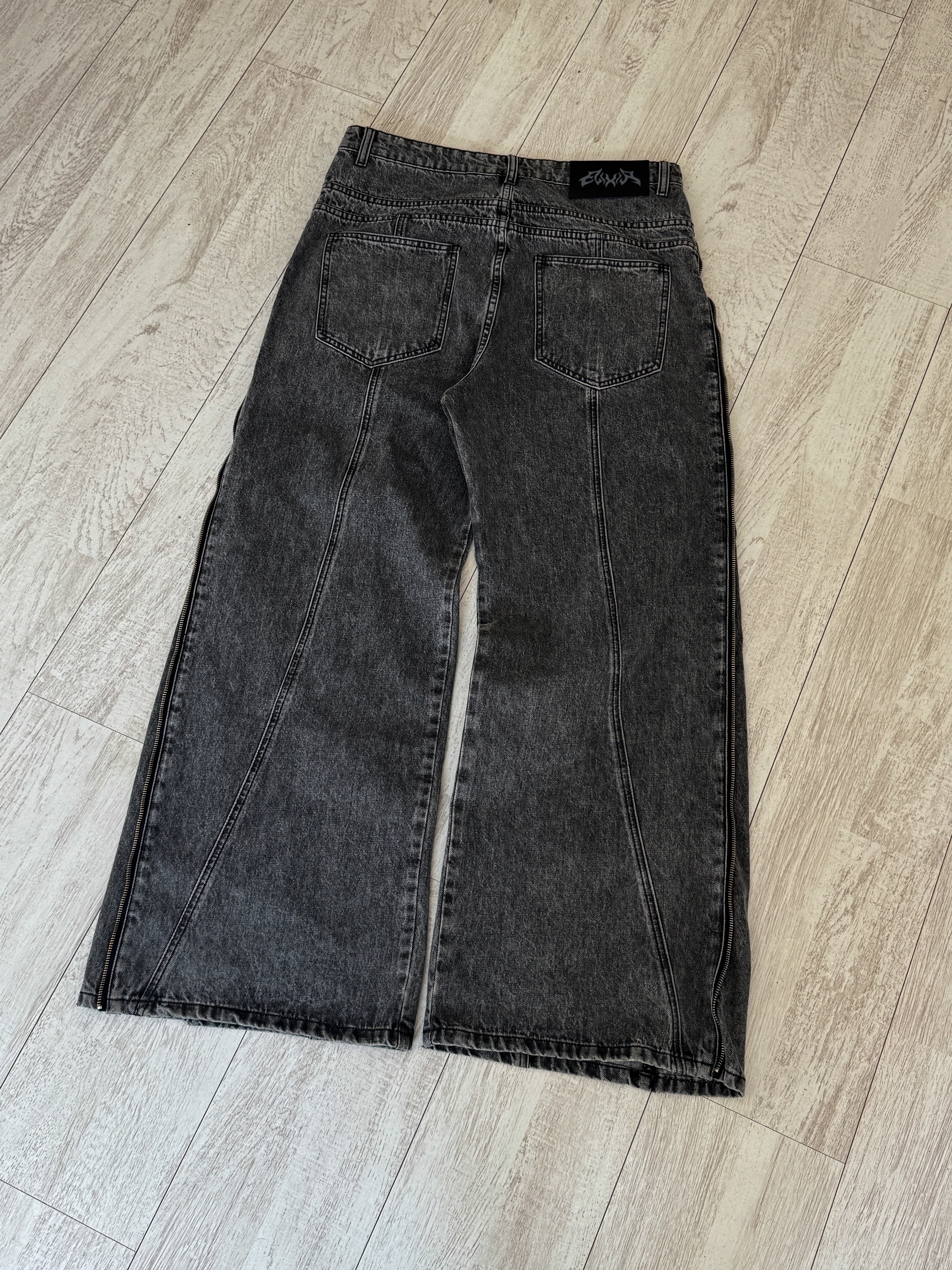 Elixir Gray Winter Denim Set Jeans