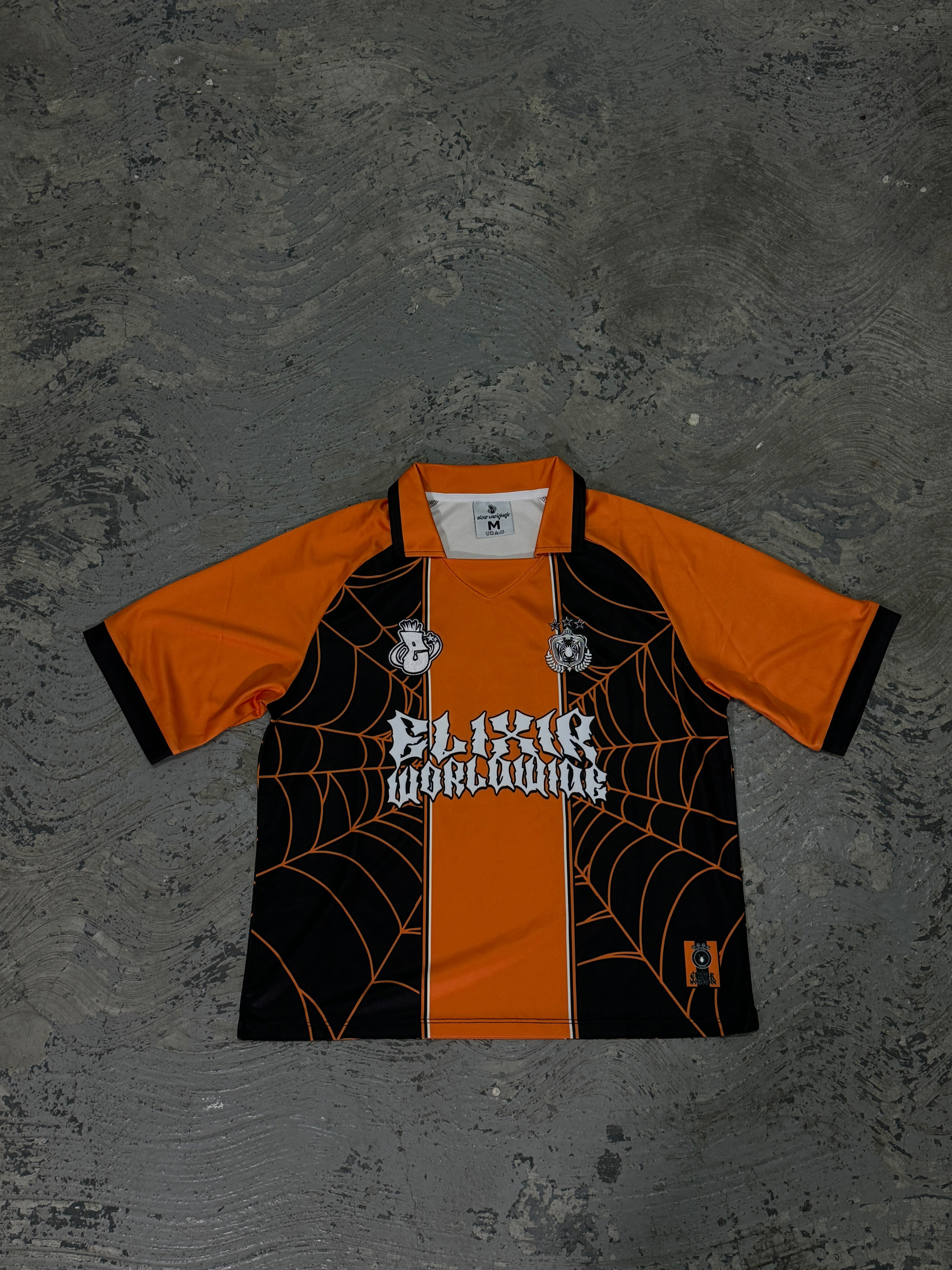 Elixir Orange Short Sleeve 00 Football Jersey