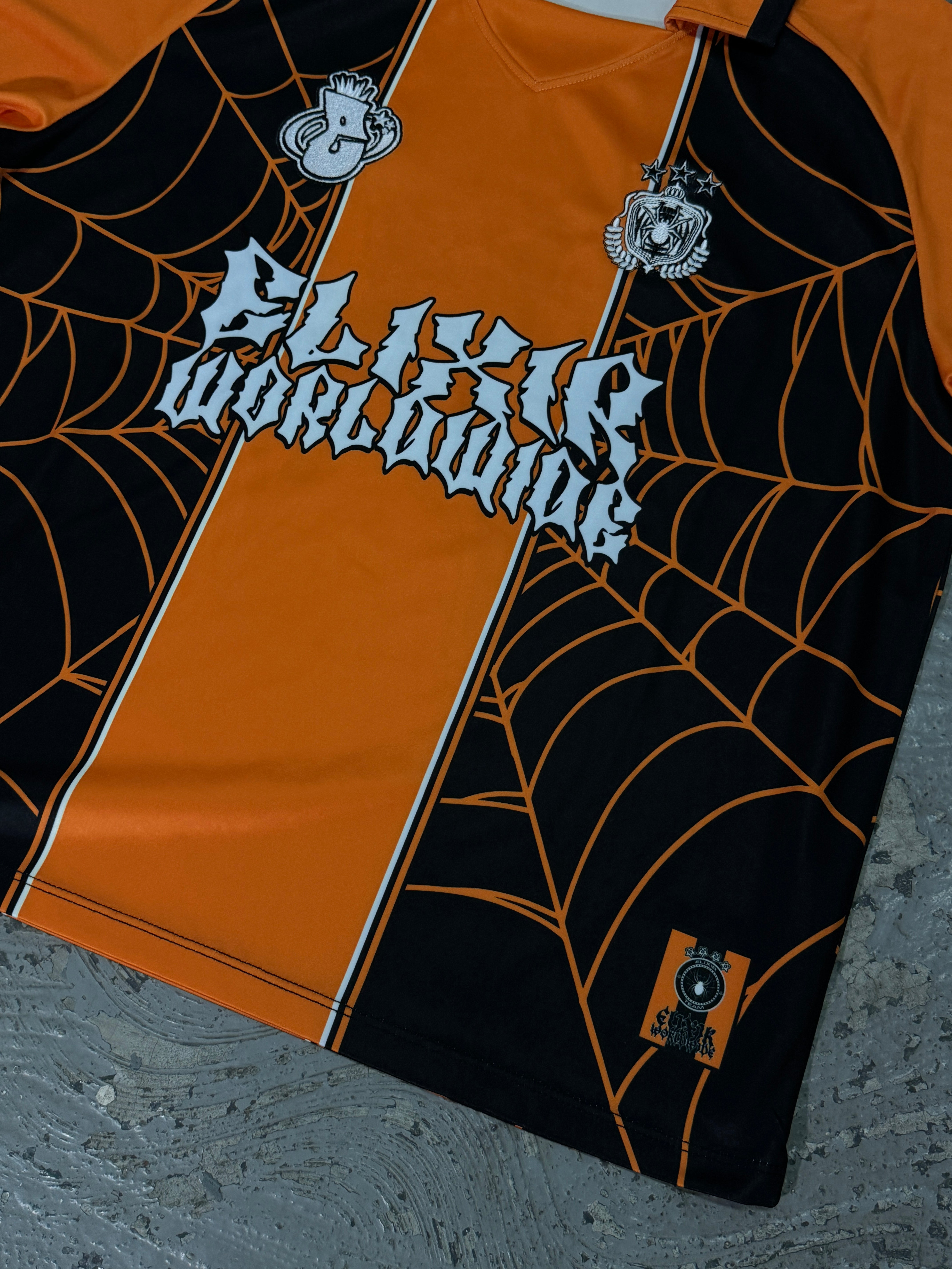 Elixir Orange Short Sleeve 00 Football Jersey