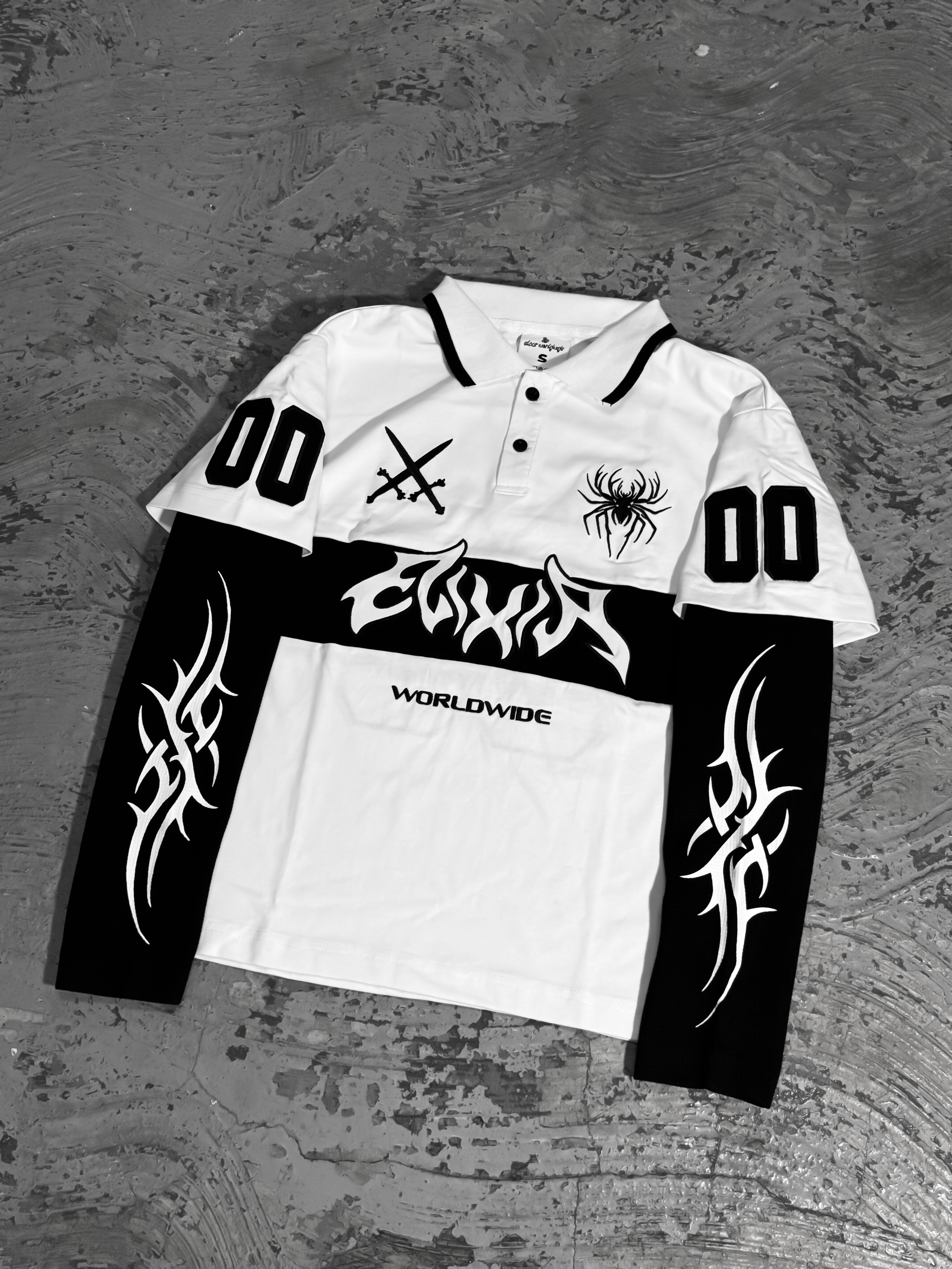 Elixir 00 White Tribal Polo