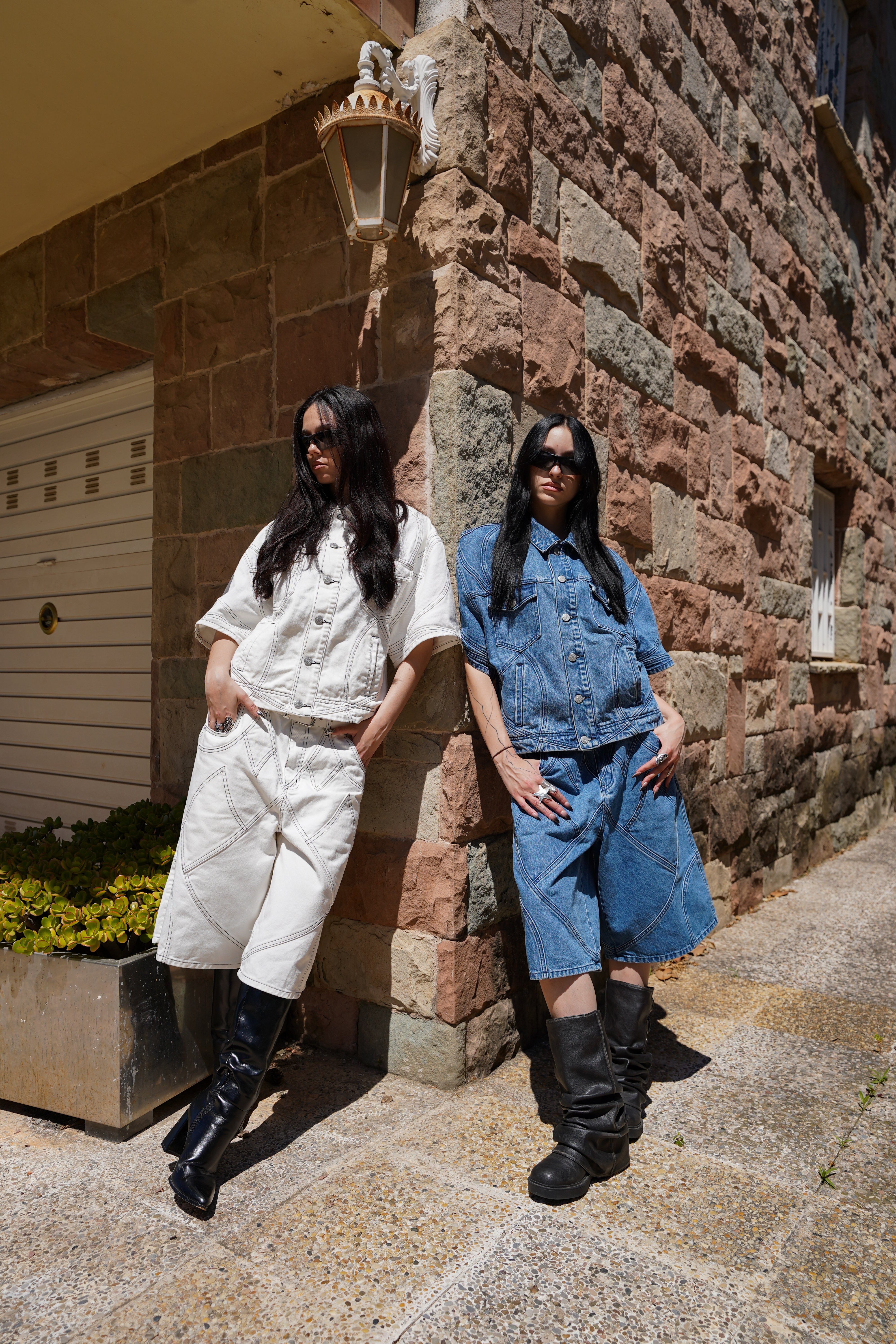 Elixir White Denim Set JACKET