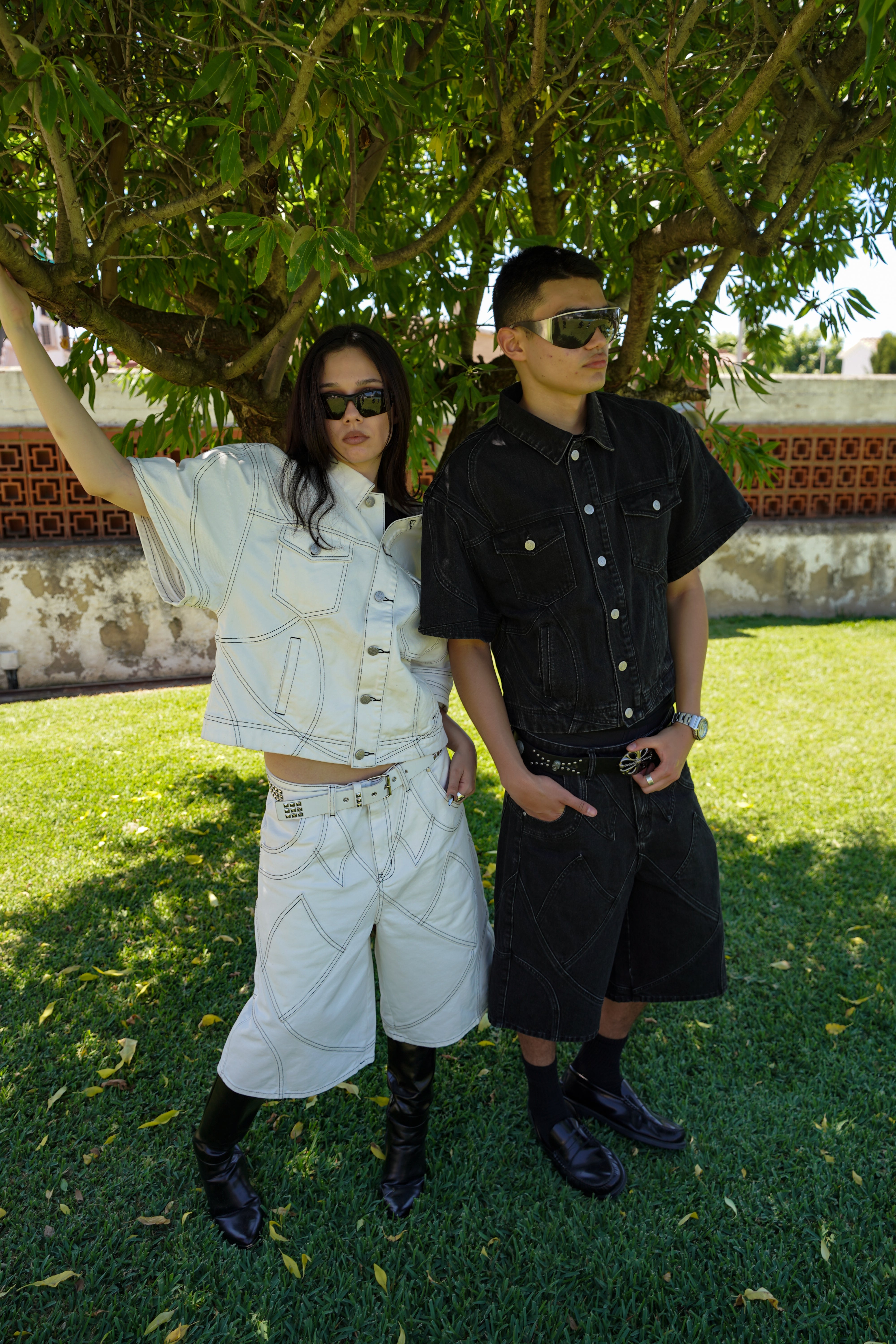 Elixir White Denim Set JACKET