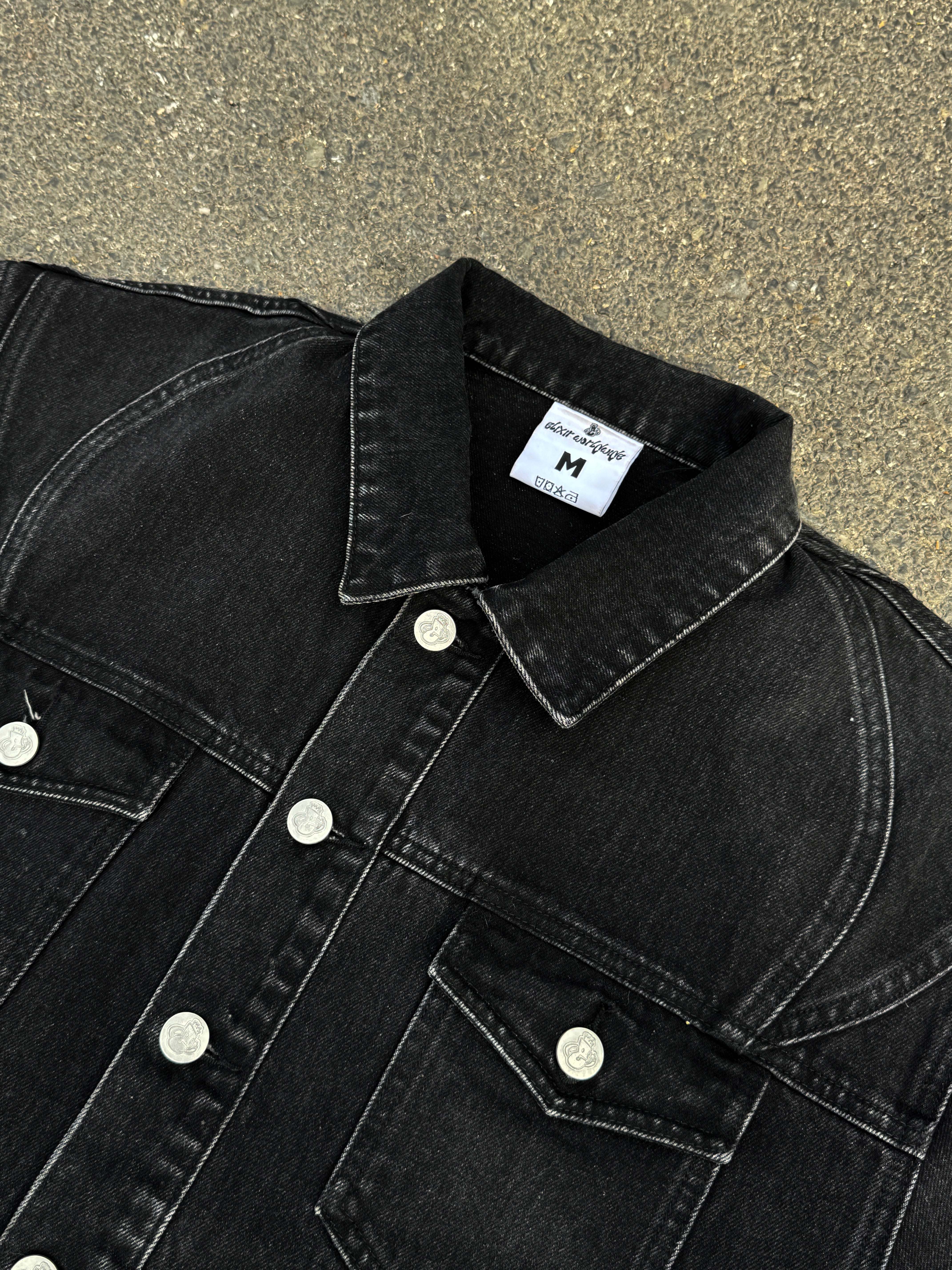 Elixir Black Denim Set JACKET