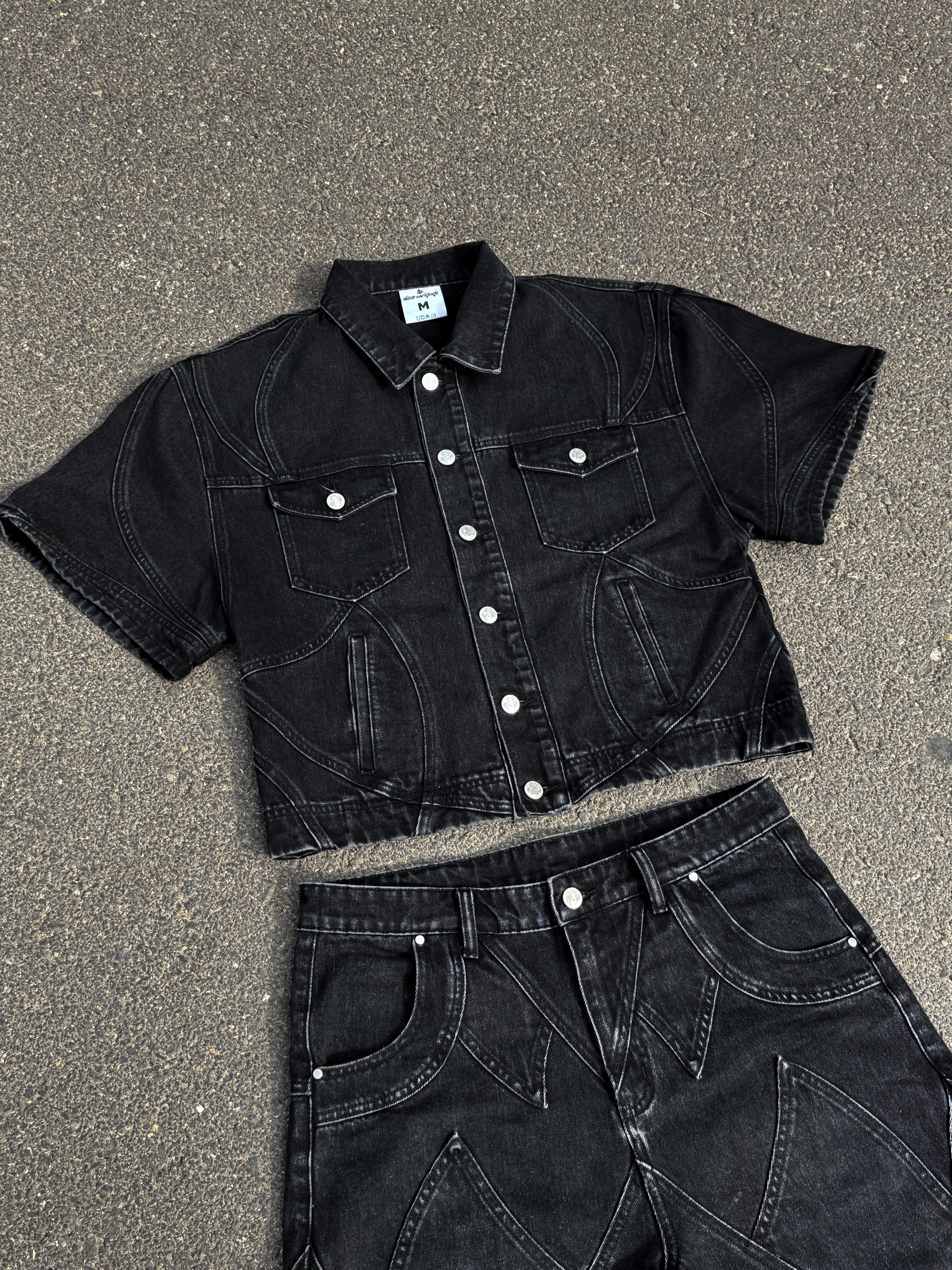 Elixir Black Denim Set JACKET