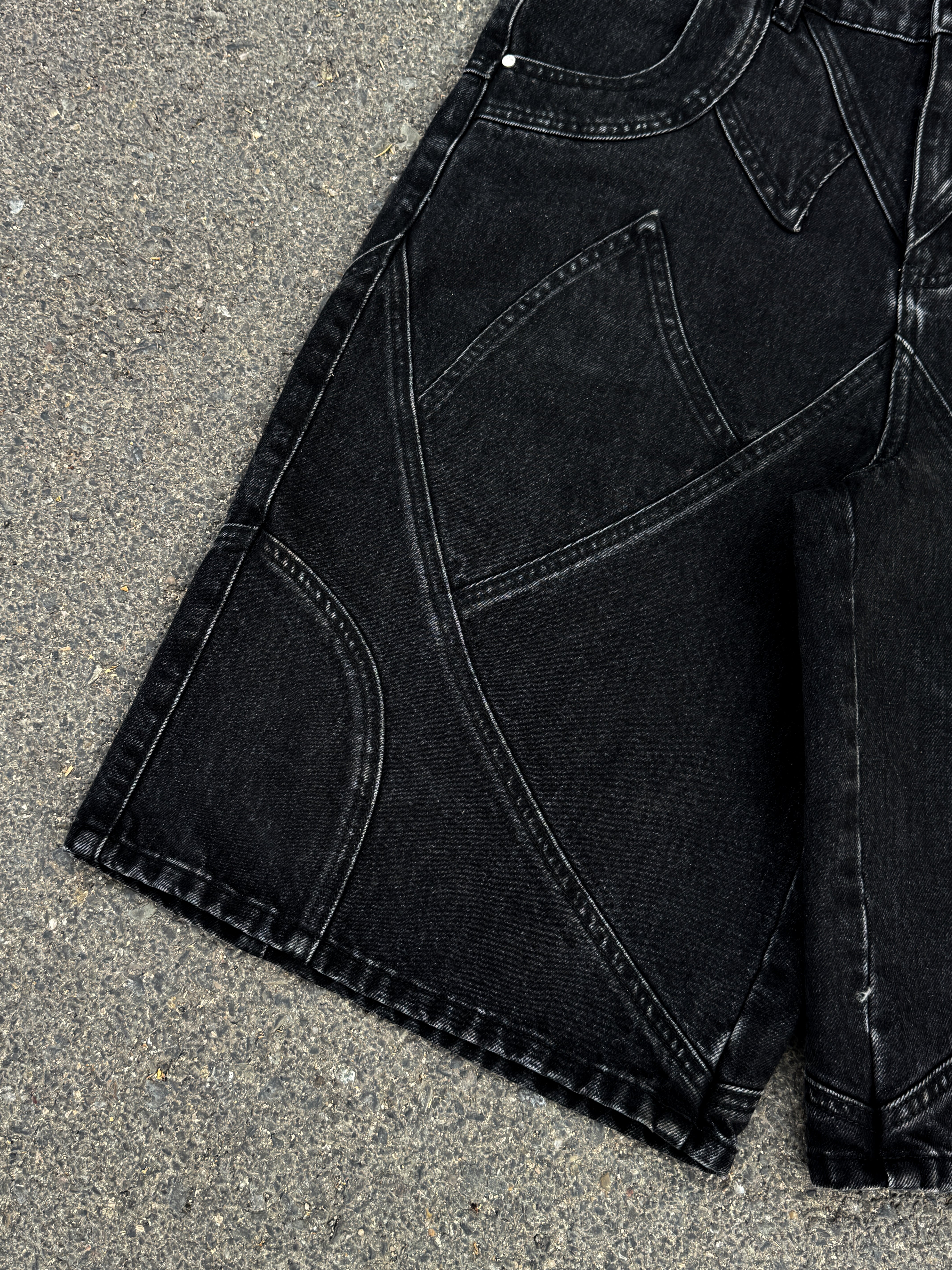 Elixir Black Denim Set JORTS