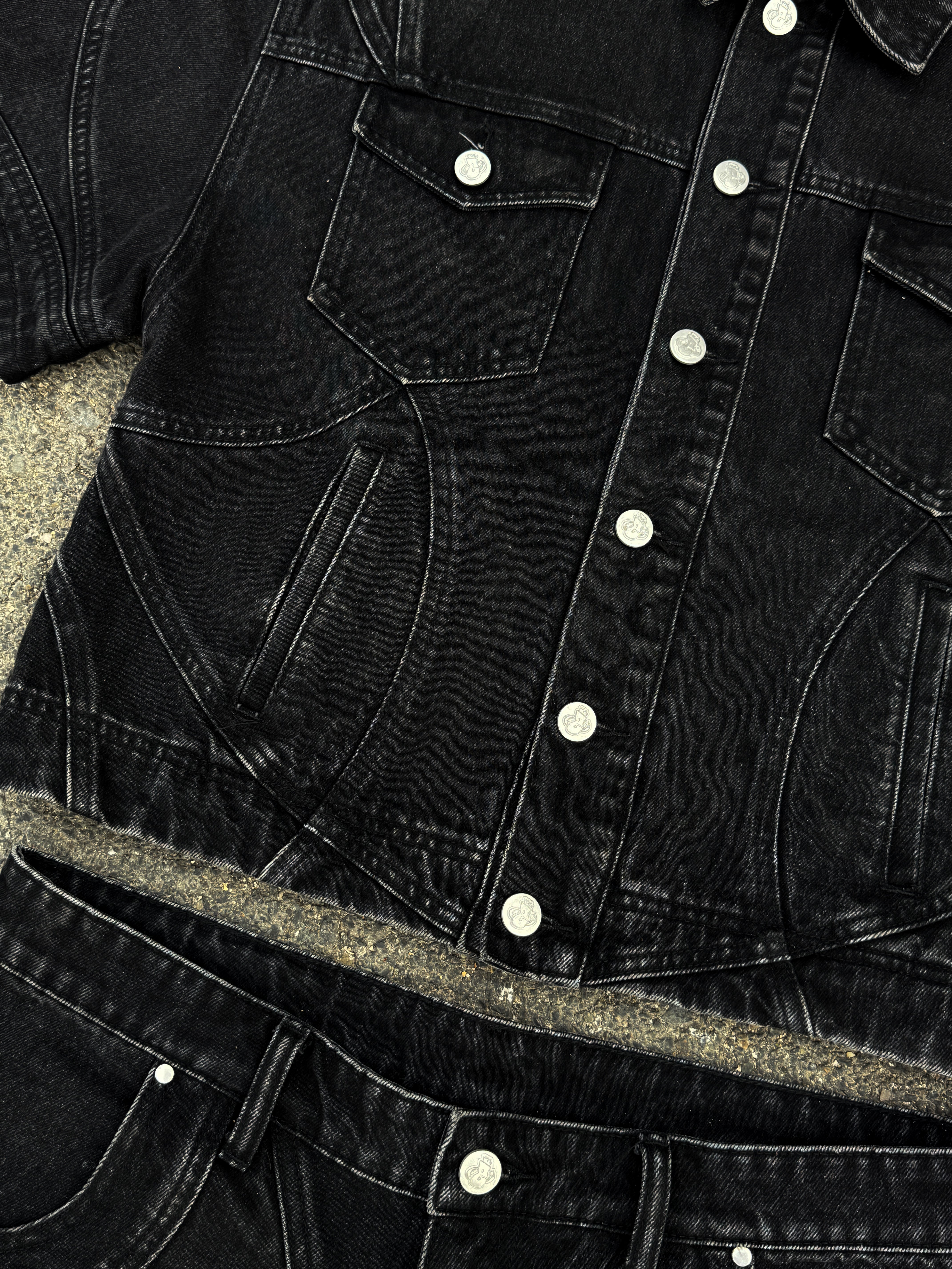 Elixir Black Denim Set JACKET
