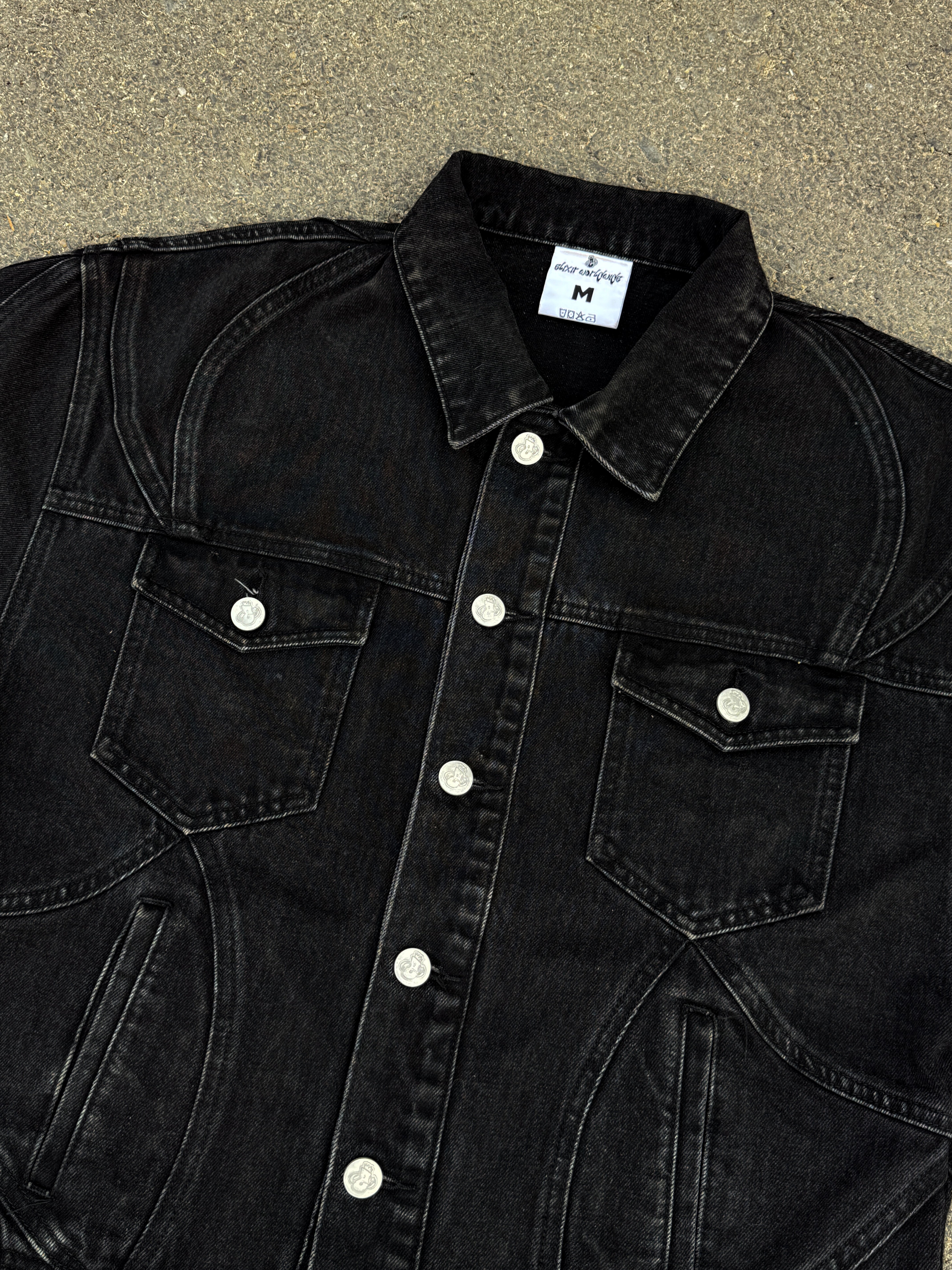 Elixir Black Denim Set JACKET