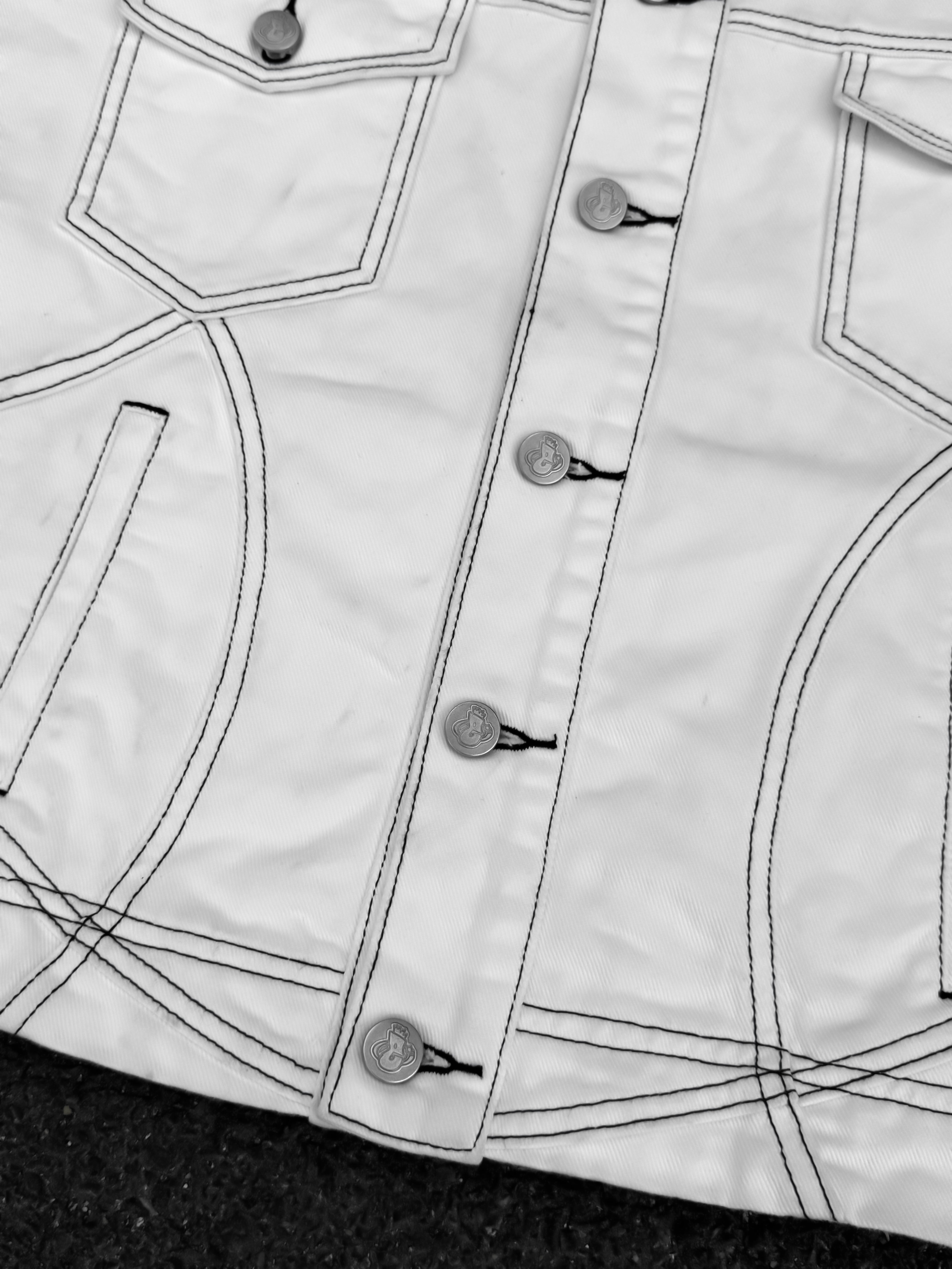 Elixir White Denim Set JACKET