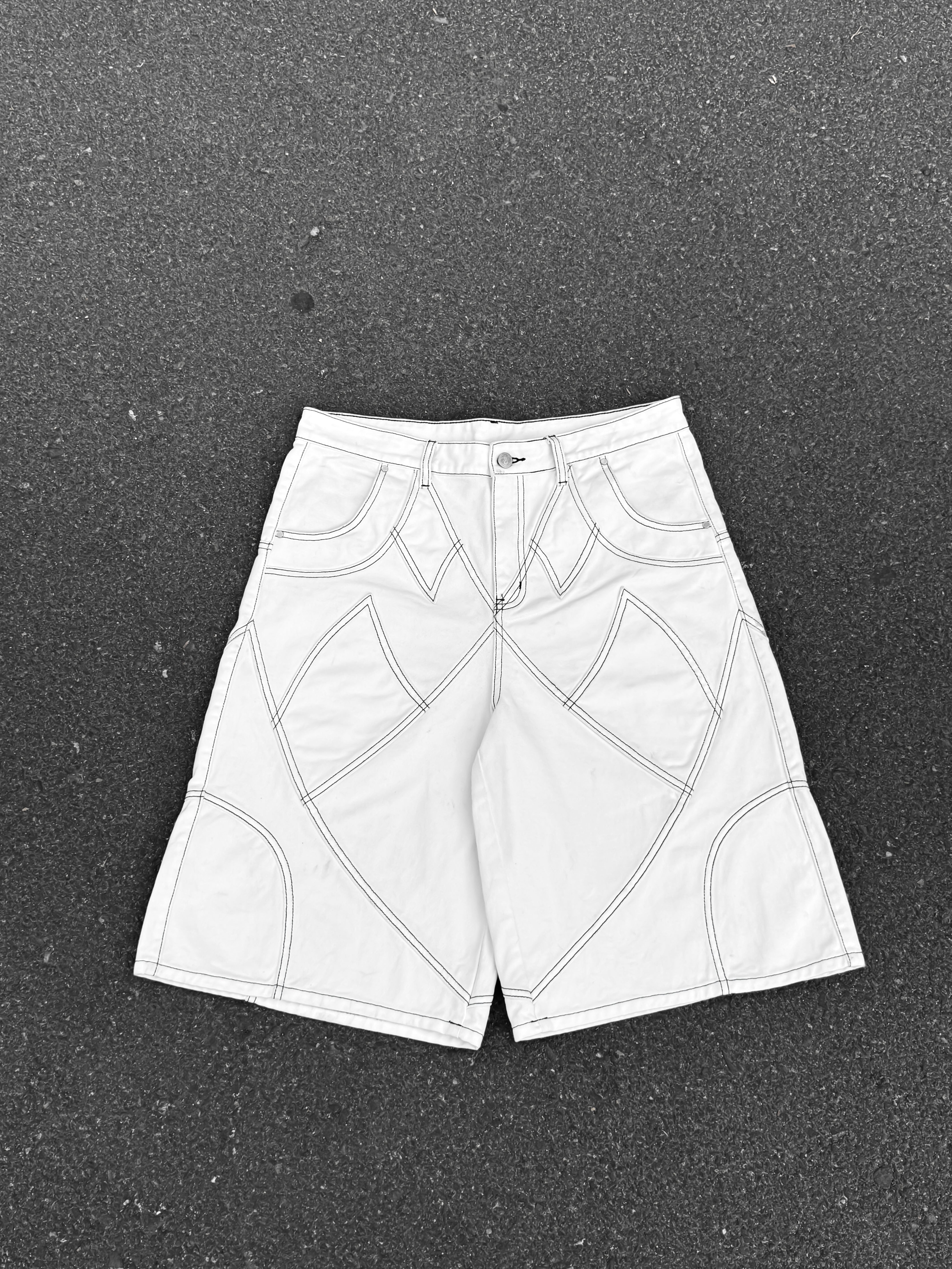 Elixir White Denim Set JORTS
