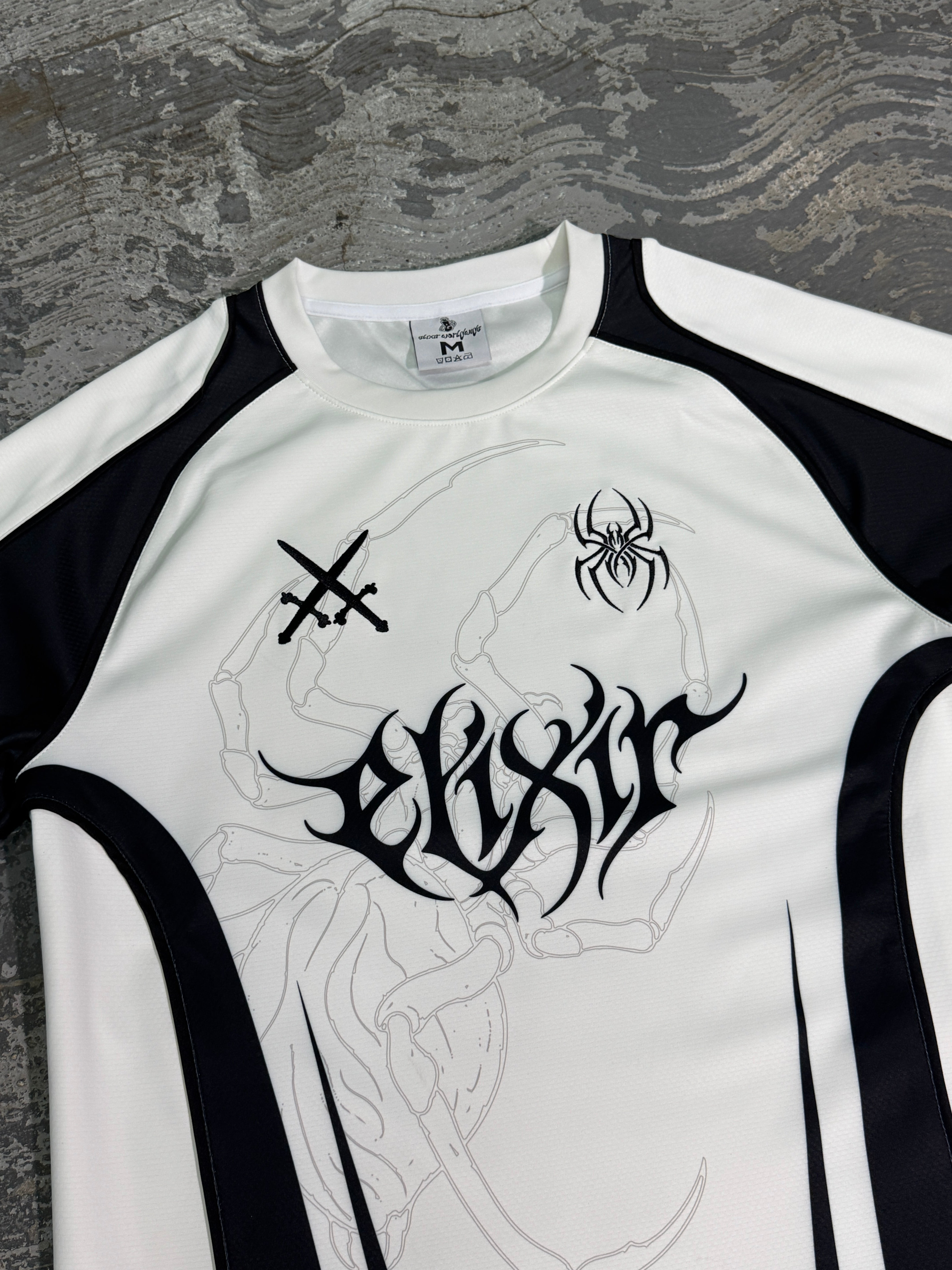 Elixir Spider White Football Jersey