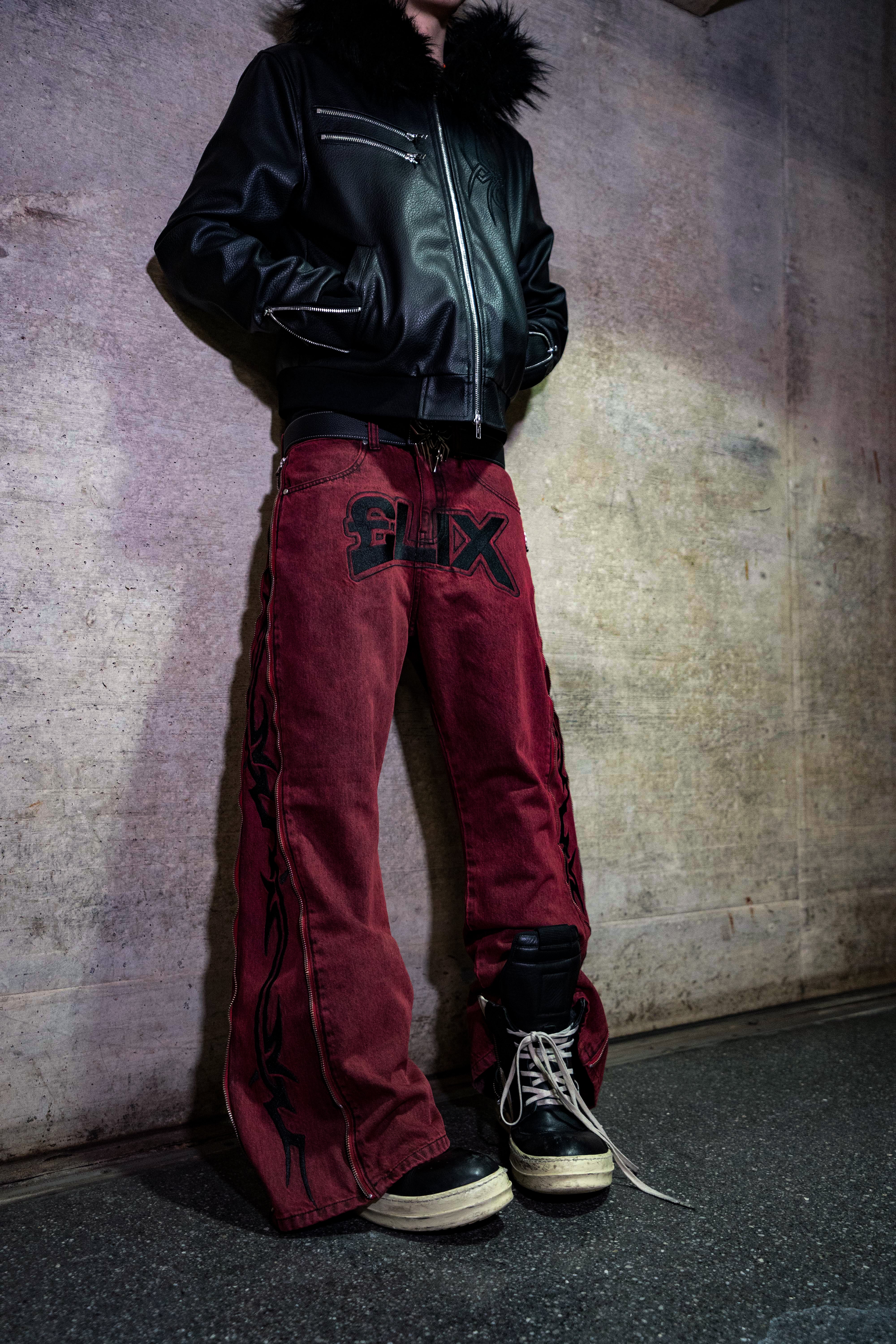Elixir Tribal Red Jeans