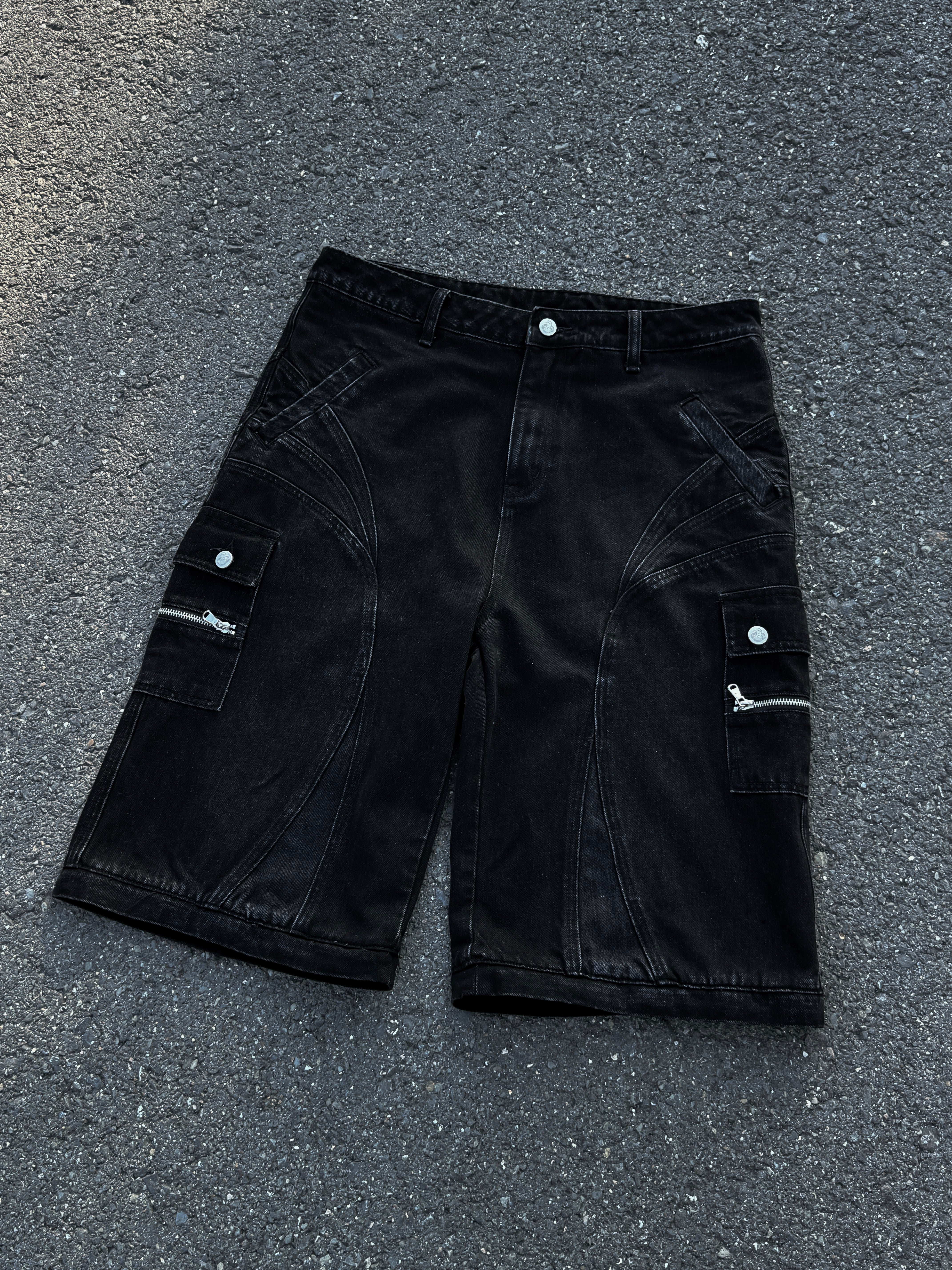 Elixir Detachable Black Jeans