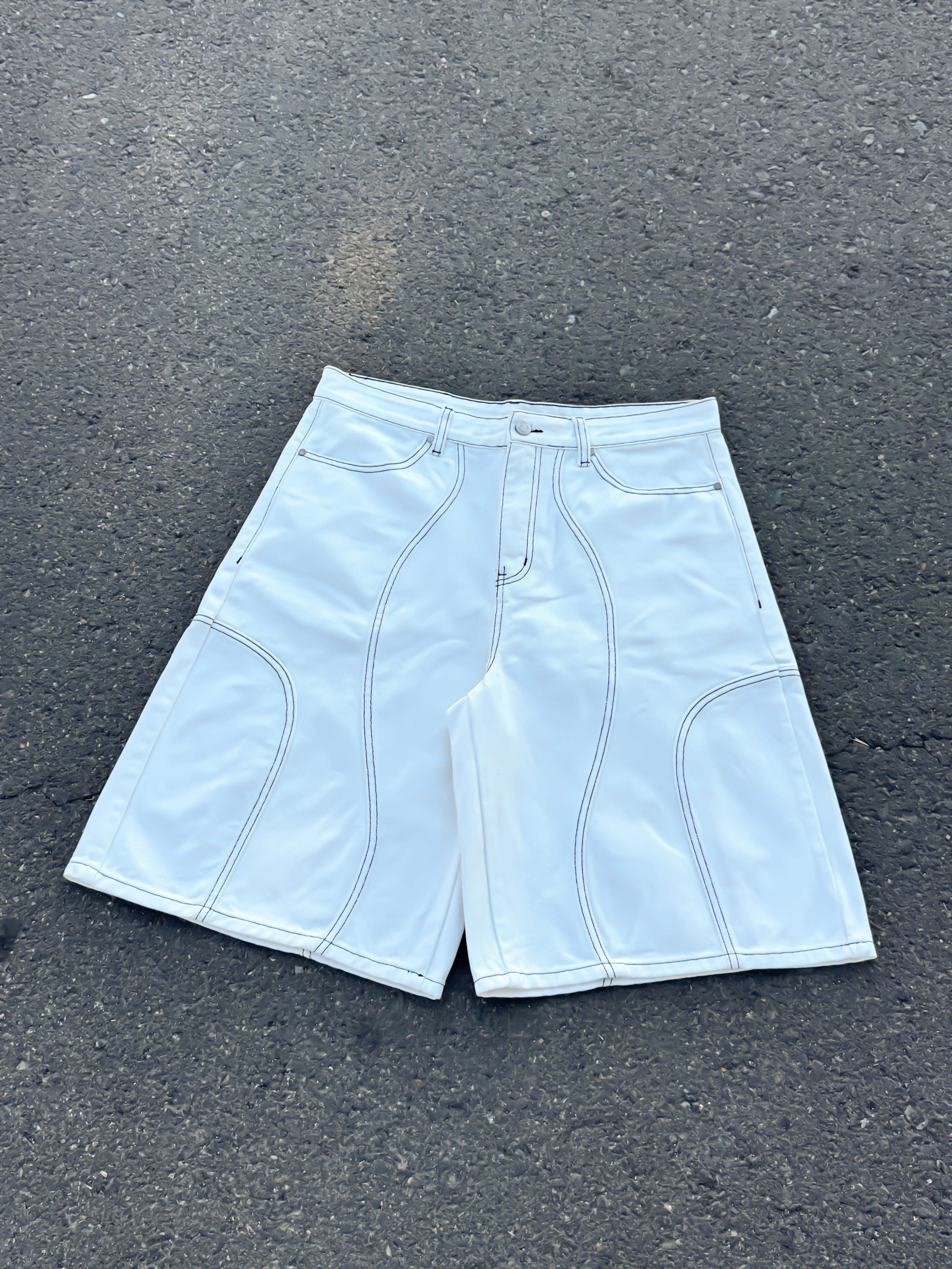 Elixir White Curve Jorts
