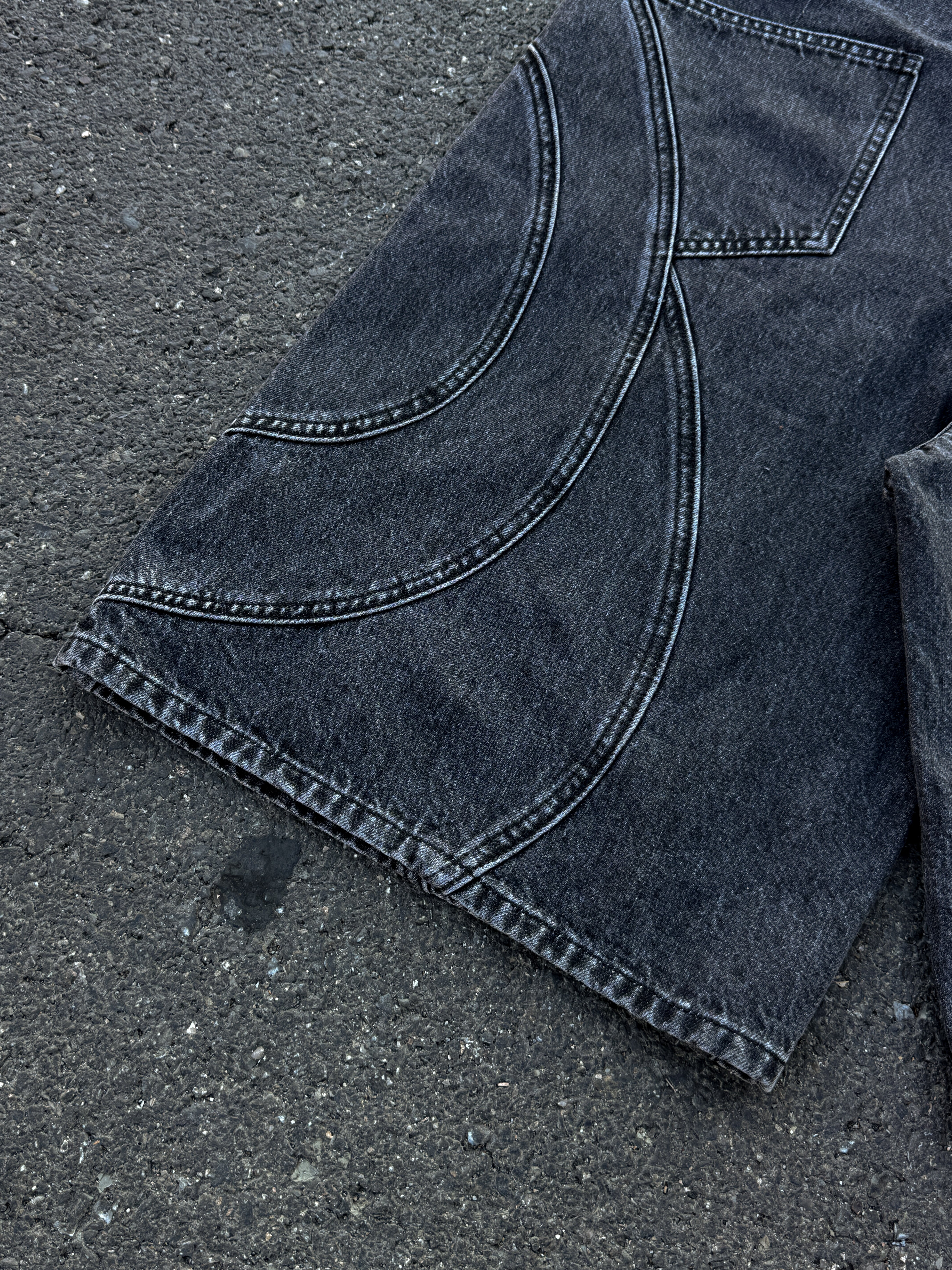 Elixir Gray Rare Pockets Jorts