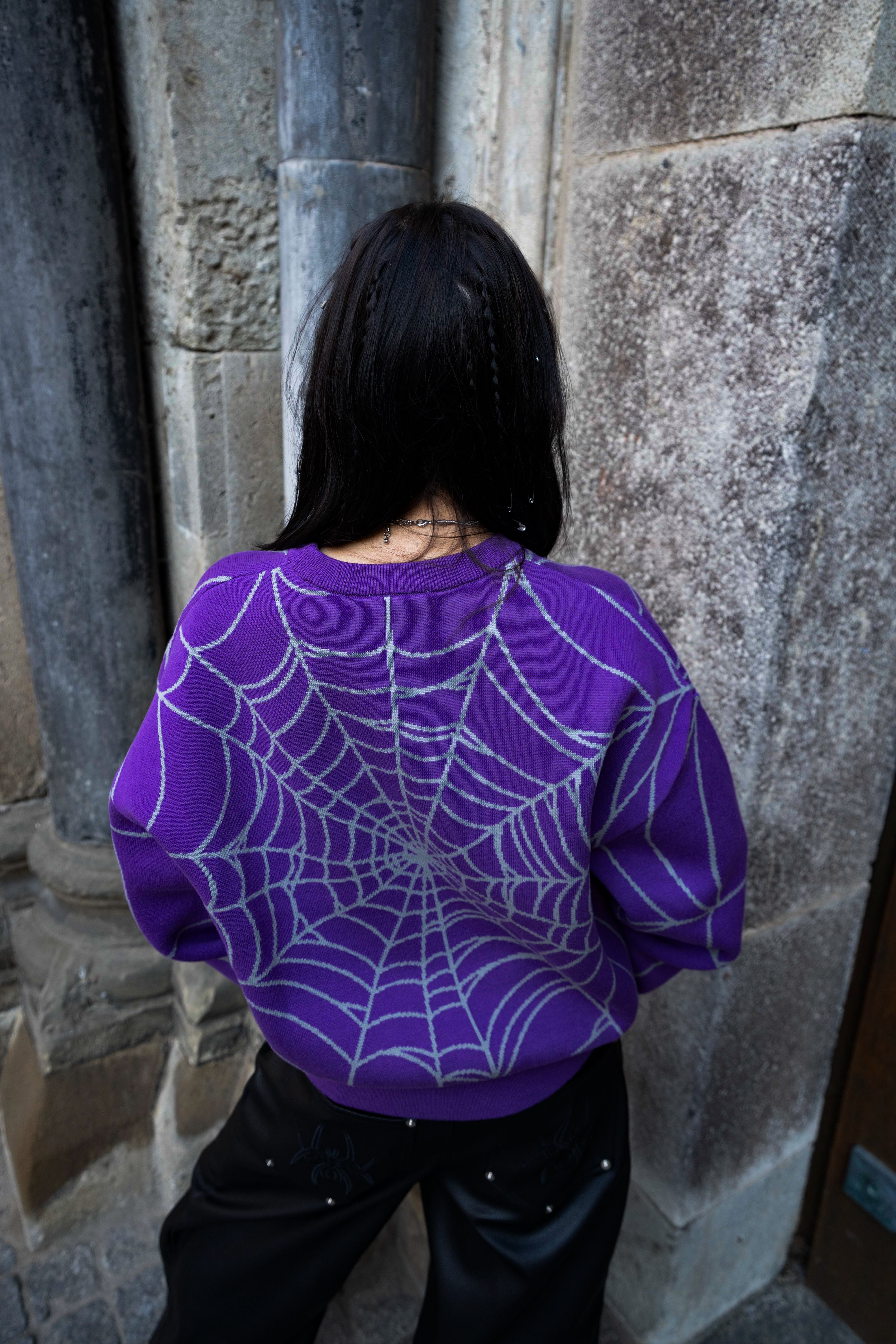 Elixir Purple Knitted Sweater