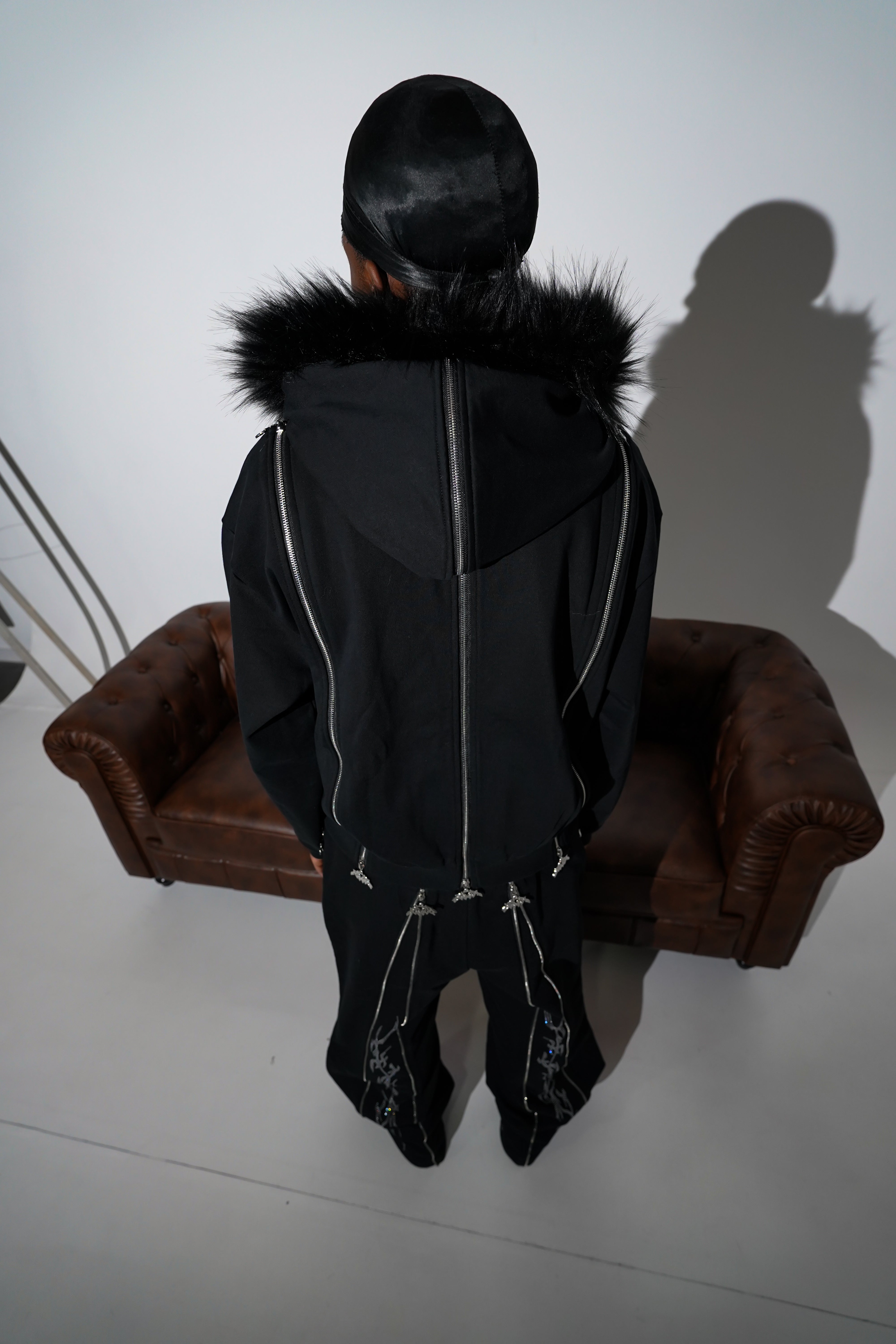 Elixir Rhinestones Tracksuit Zip-Up