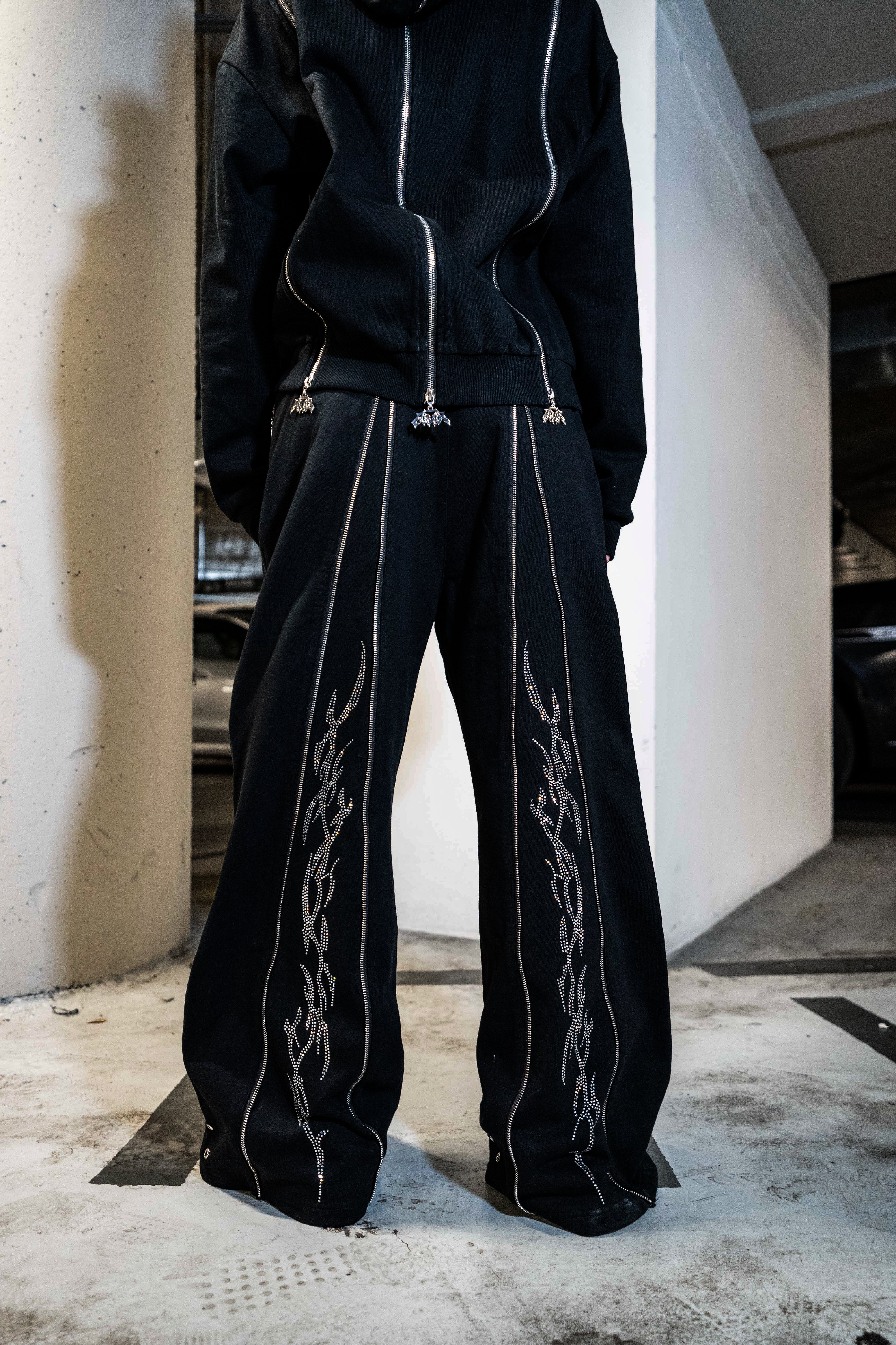 Elixir Rhinestones Tracksuit Pants