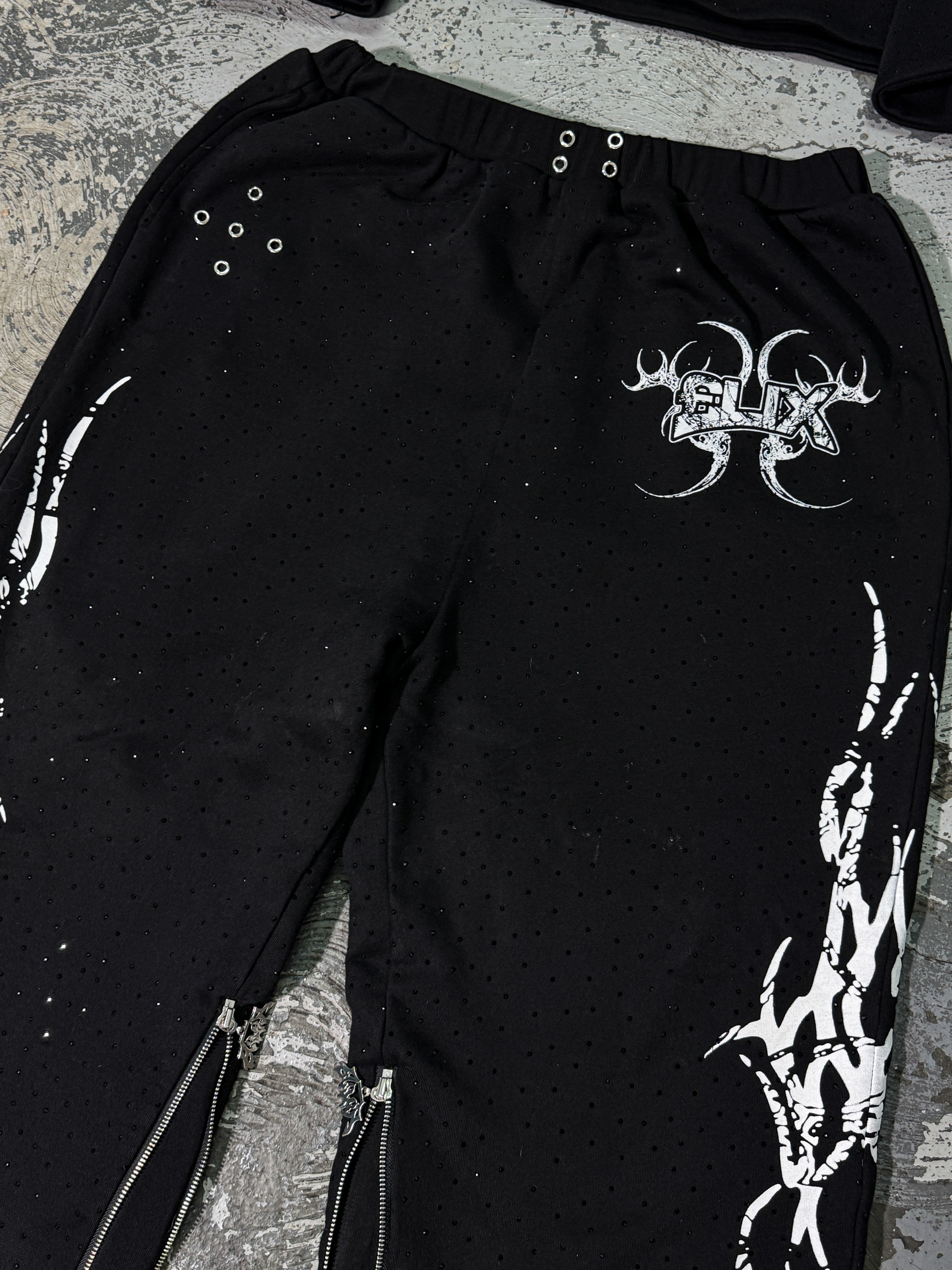 Elixir Rhinestones Tracksuit Pants