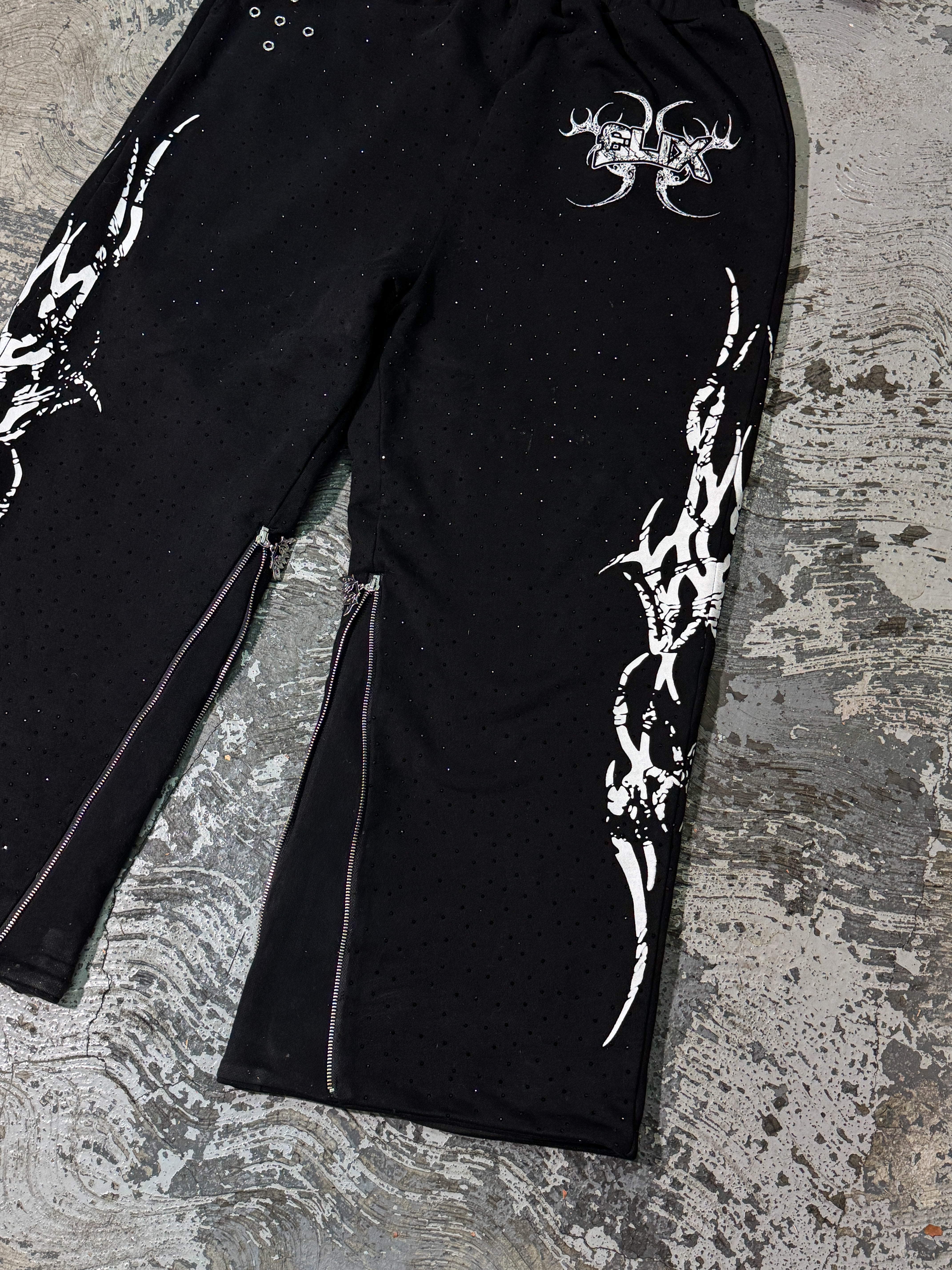 Elixir Rhinestones Tracksuit Pants