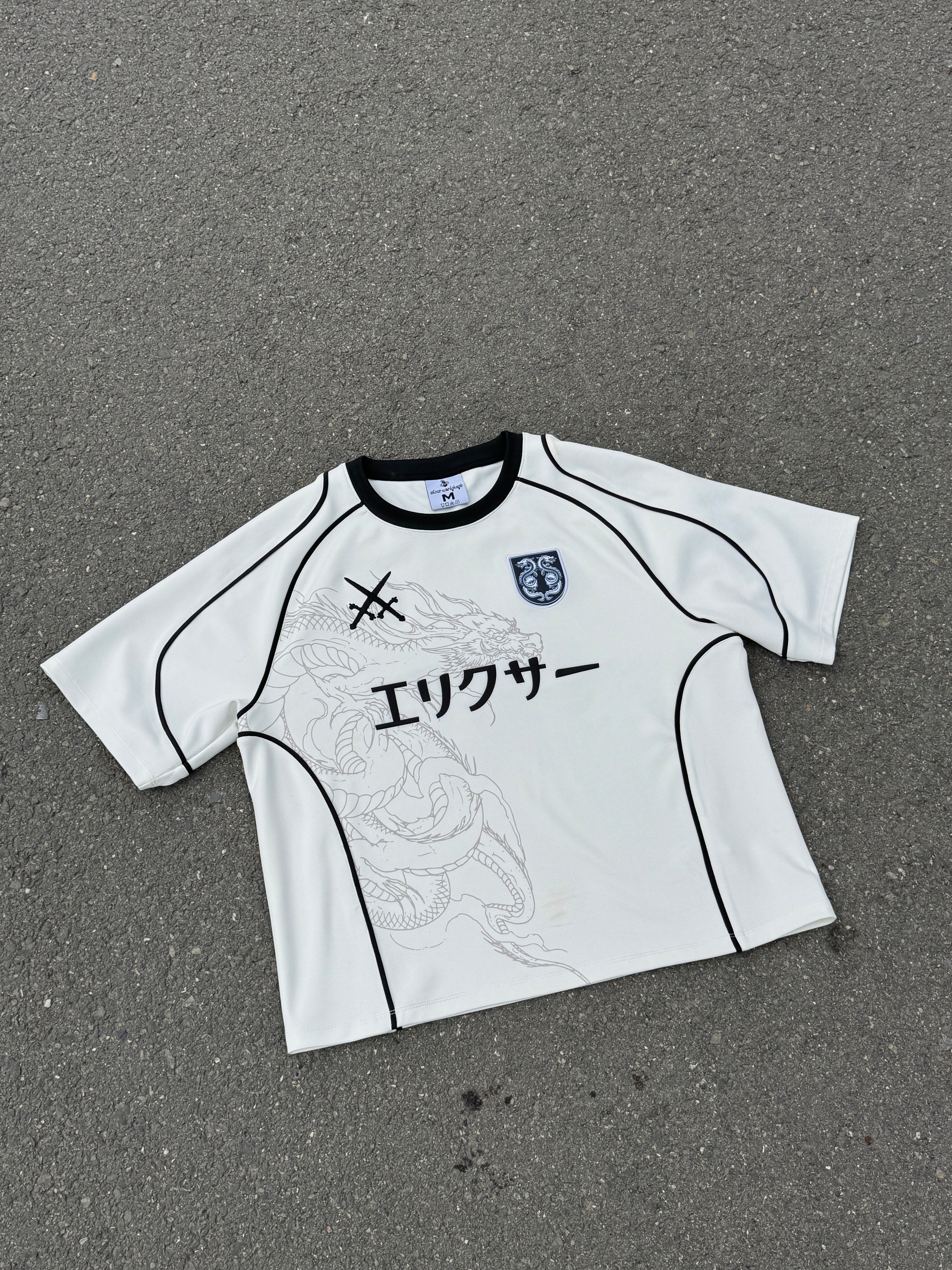 Elixir Japan White Football Jersey