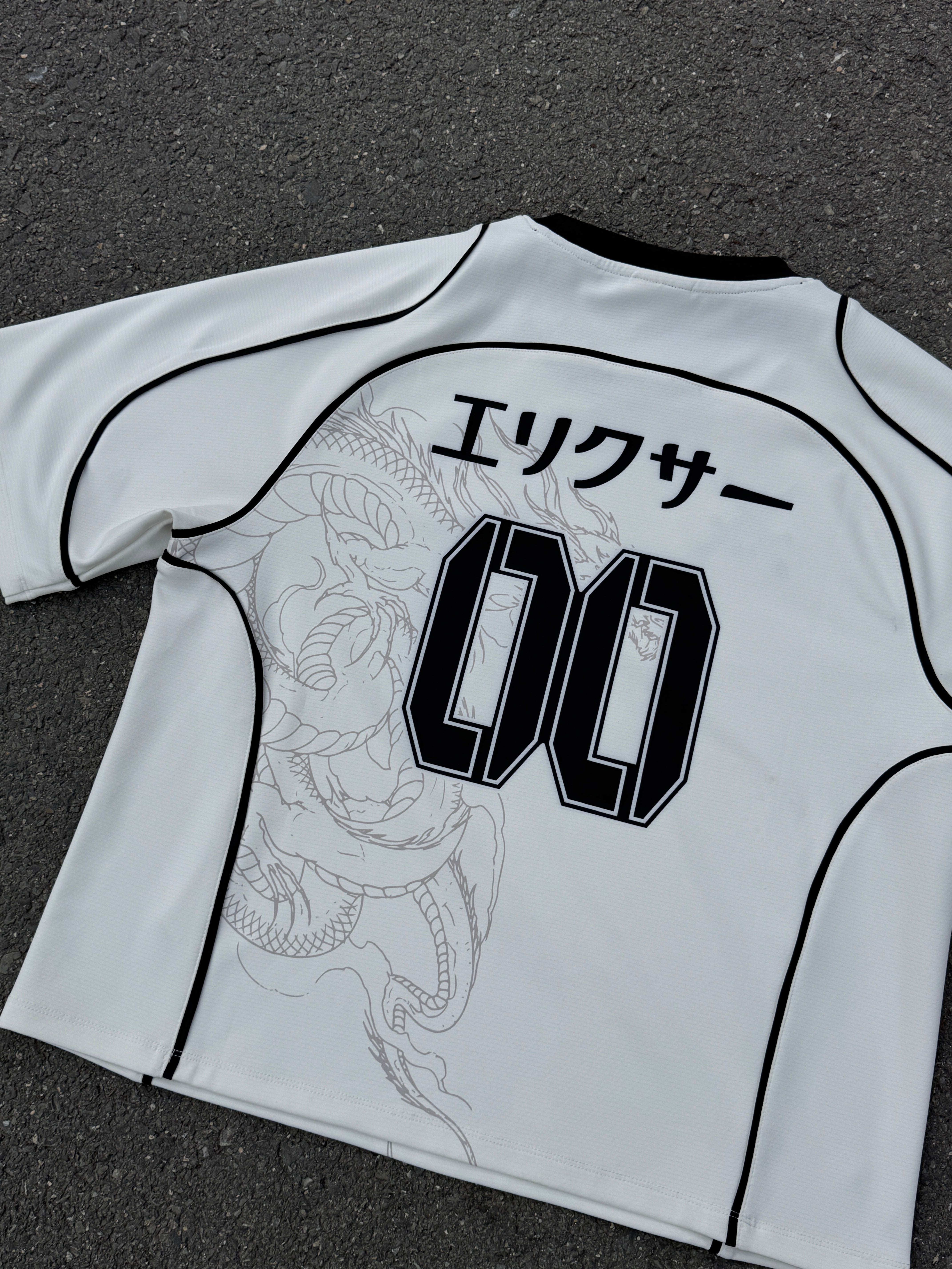 Elixir Japan White Football Jersey