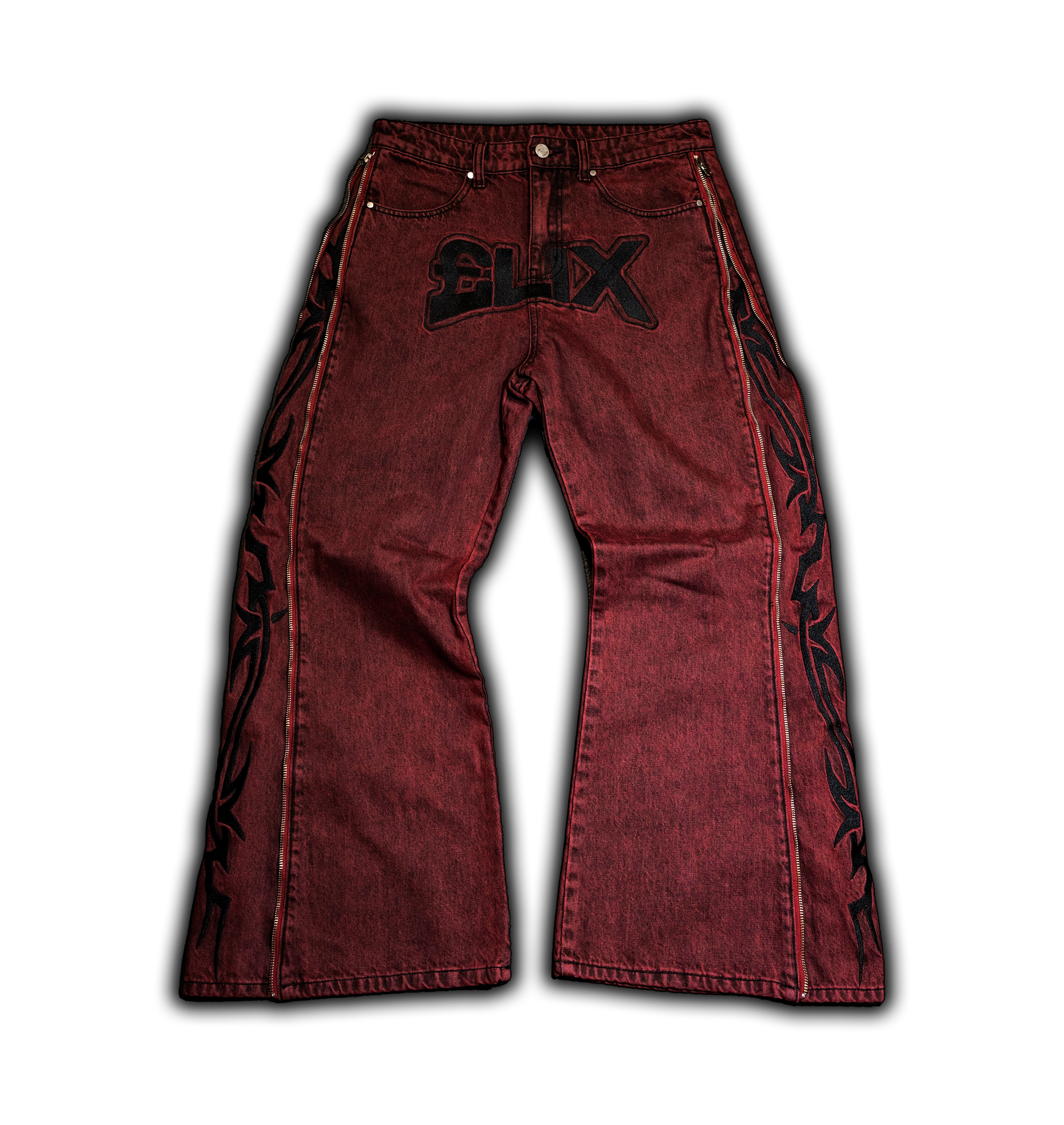Elixir Tribal Red Jeans
