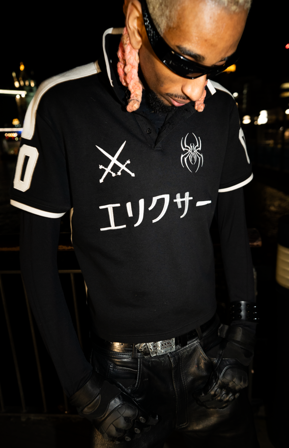 Elixir Black Short Polo
