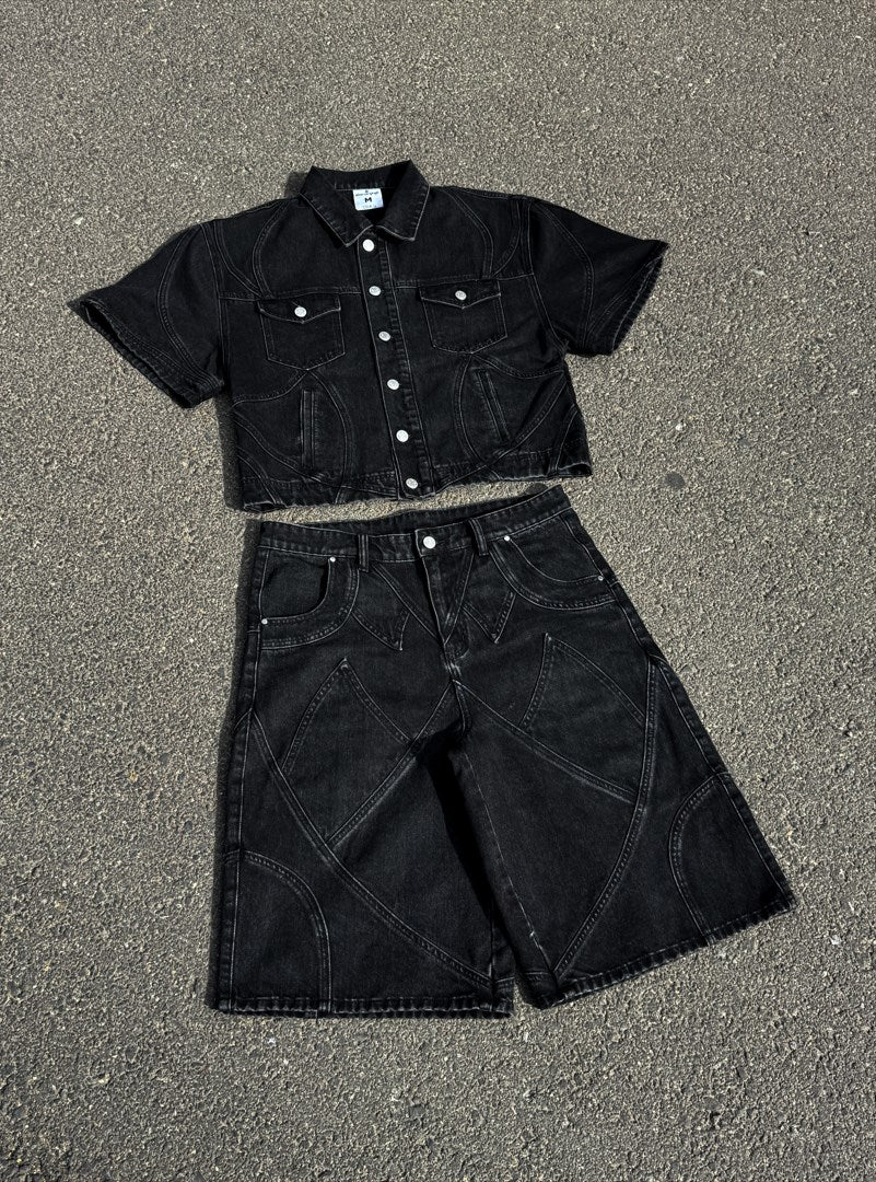 Elixir Black Denim Set JACKET