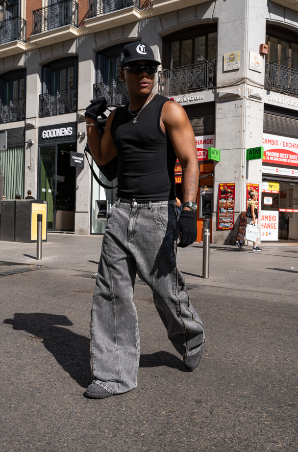 Elixir Gray Winter Denim Set Jeans