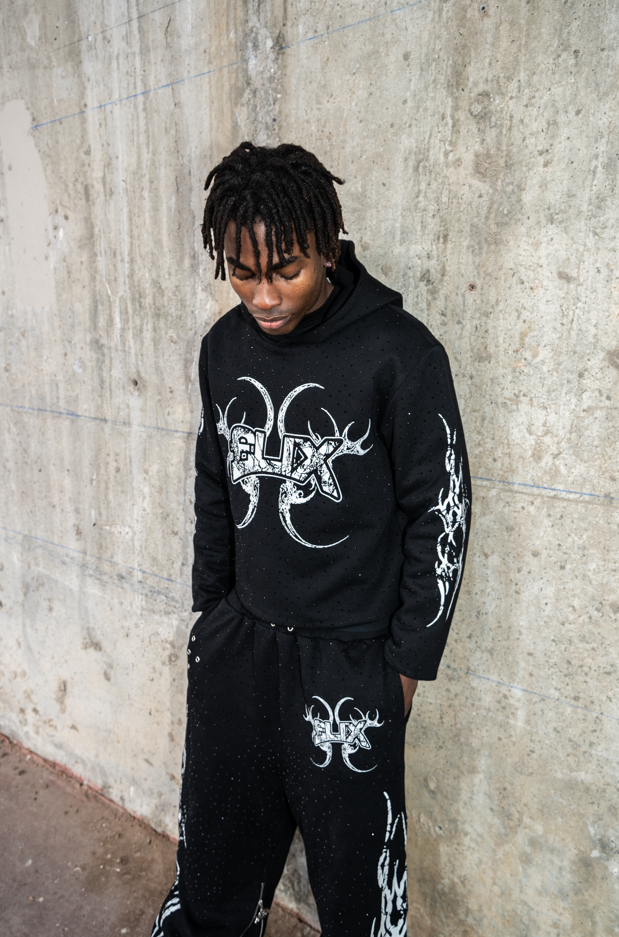 Elixir Rhinestones Tracksuit Hoodie