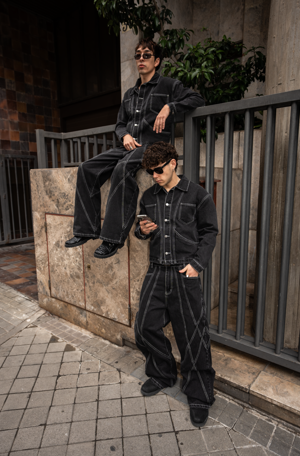 Elixir X Cosmic Kid Denim Set Jacket