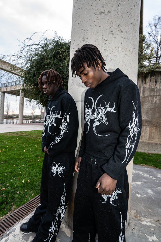 Elixir Rhinestones Tracksuit Hoodie