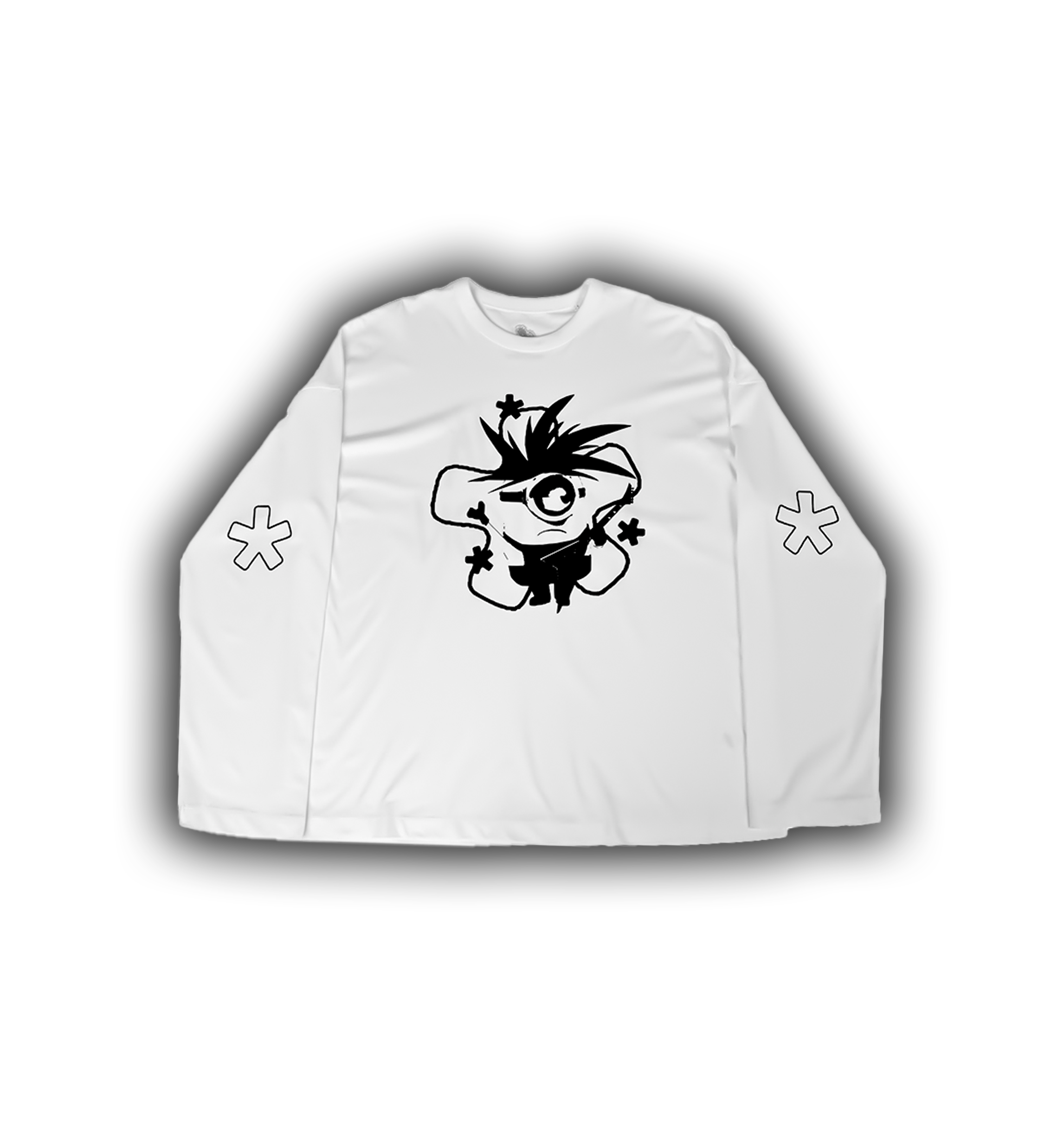 Elixir Punk Minion Long-Sleeve White Tee