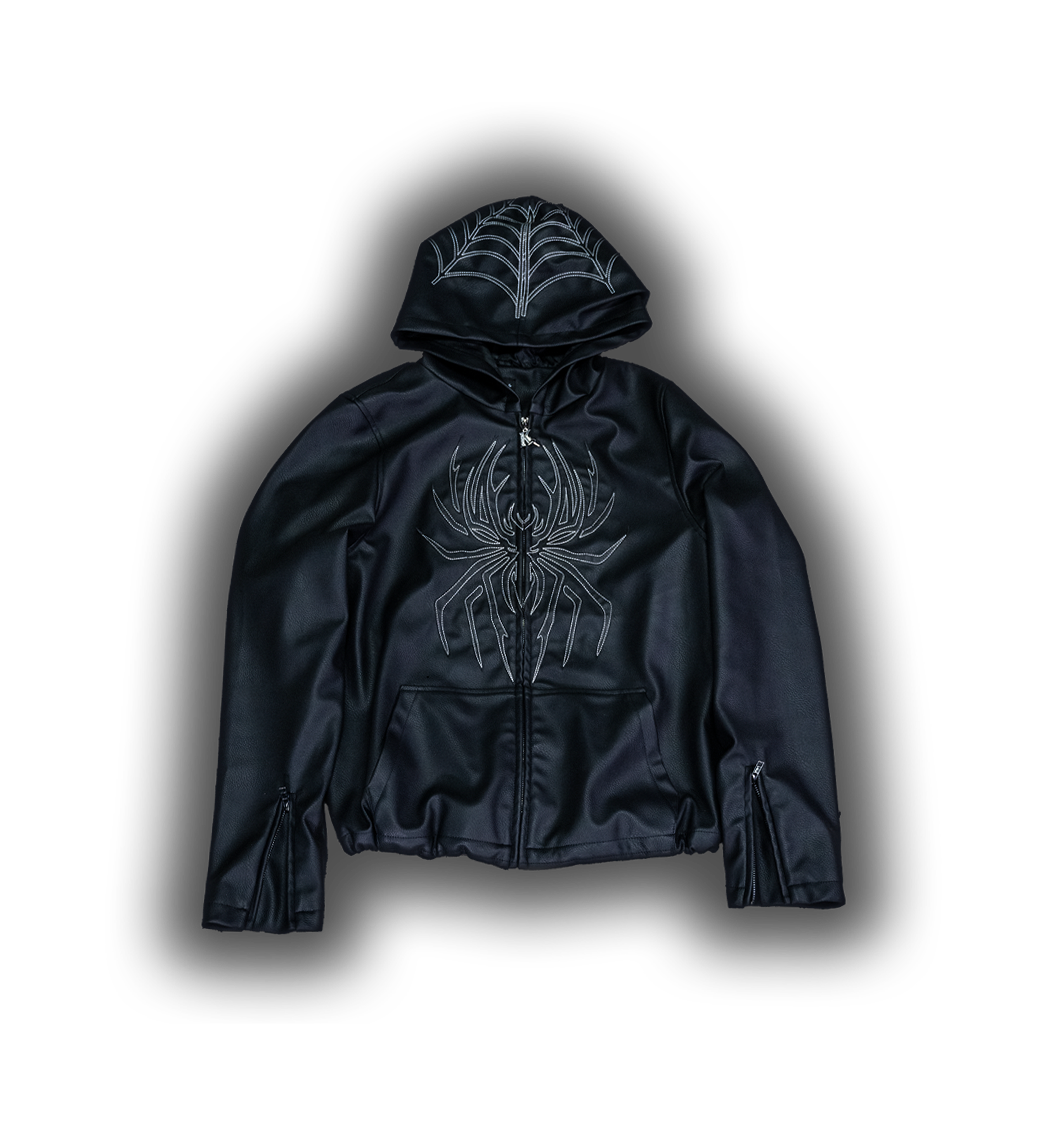Elixir Spider Black Leather Jacket