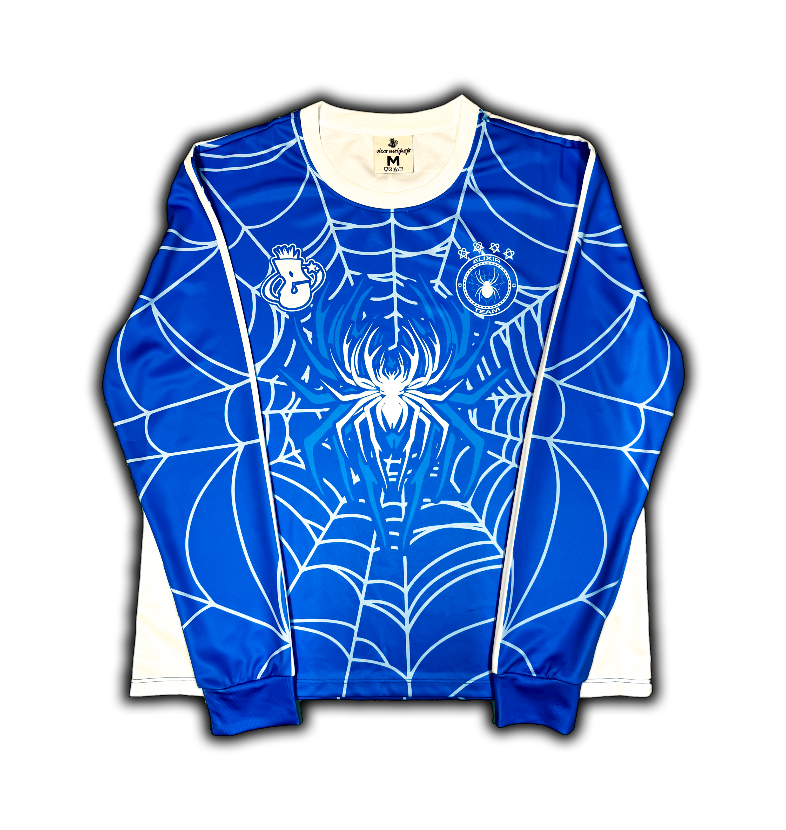 Elixir Spider Blue Football T-Shirt