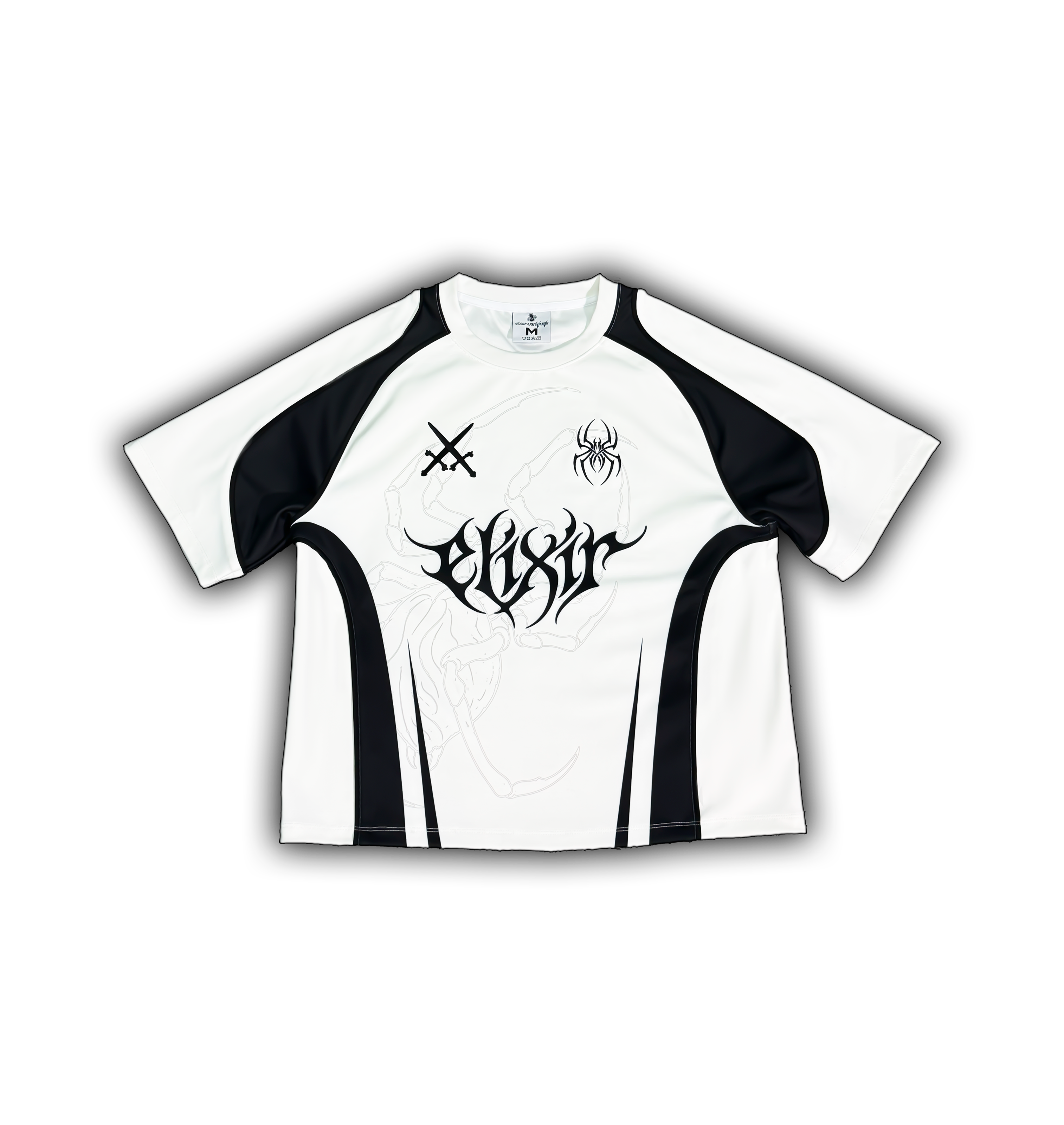 Elixir Spider White Football Jersey