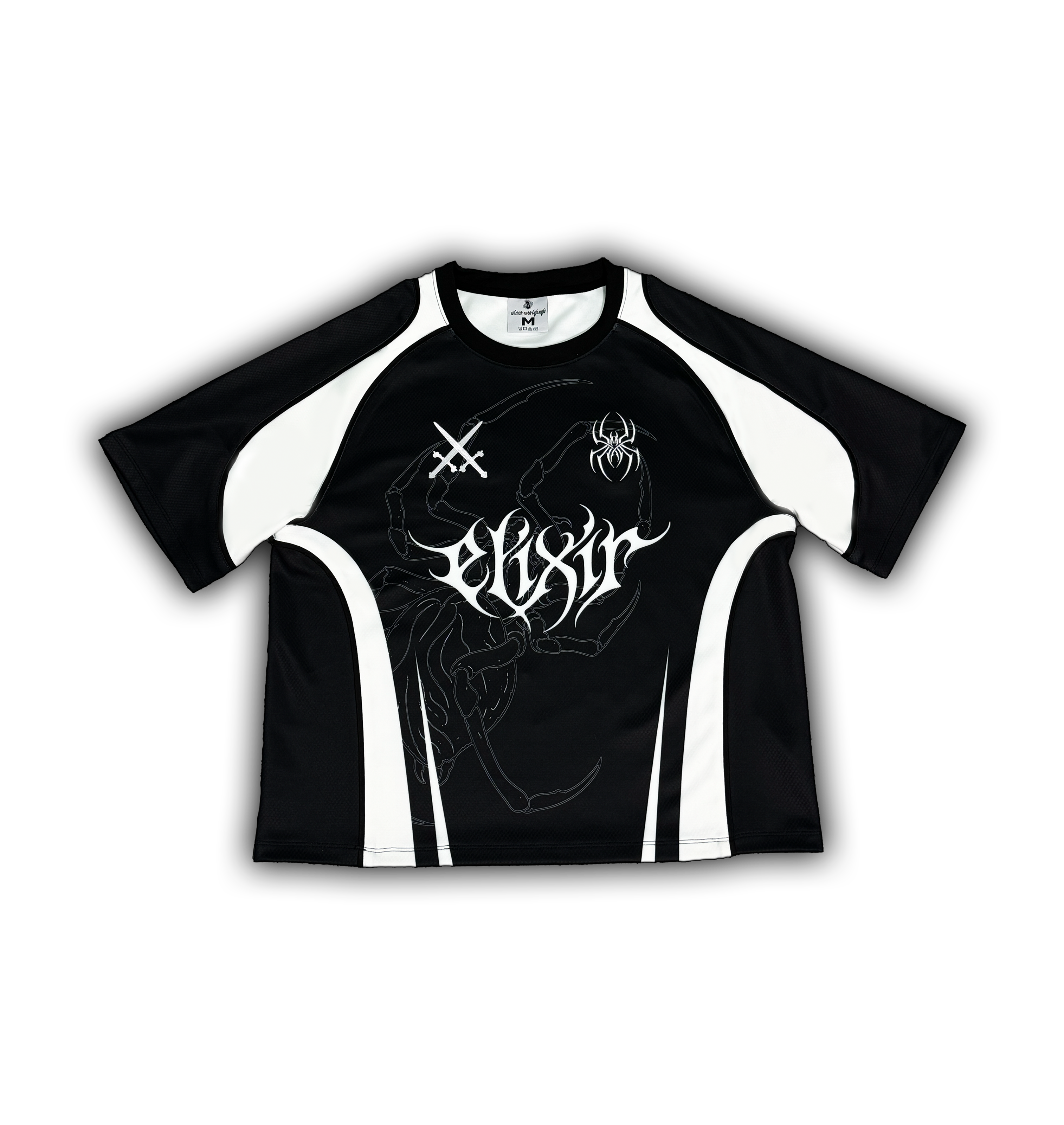 Elixir Spider Black Football Jersey