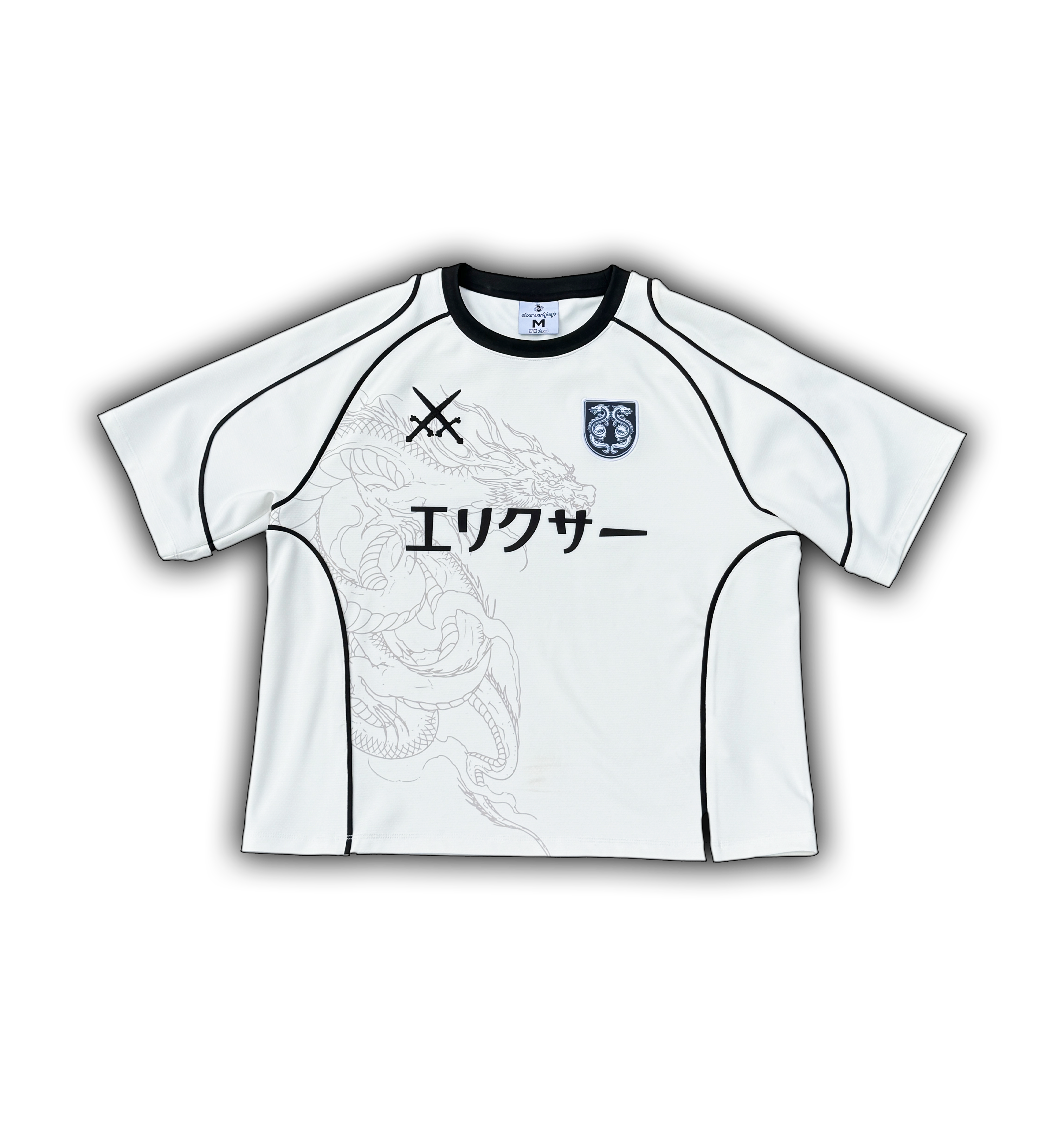 Elixir Japan White Football Jersey